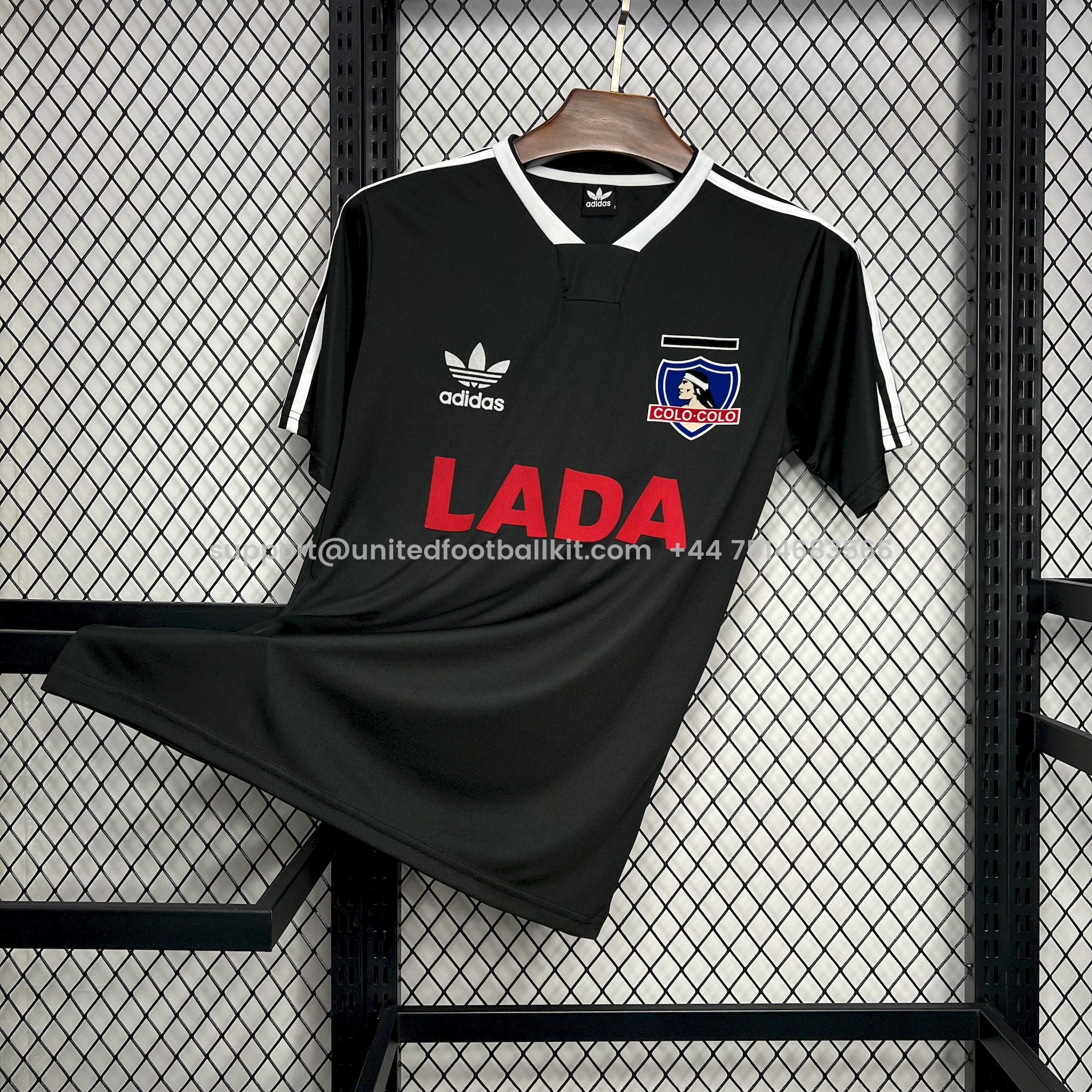 Unitedfootballkit.com | Retro Colo Colo 1991 Away Jersey -Customize Name, Number and Patch | Worldwide Shipping