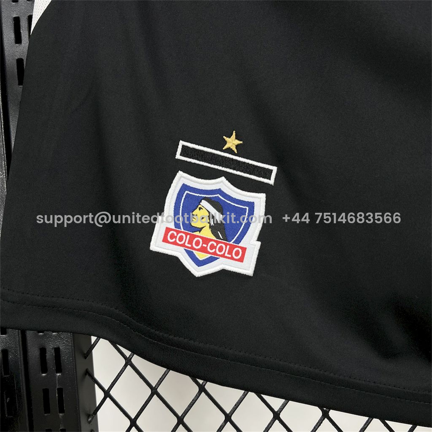 Unitedfootballkit.com | Colo Colo 25-26 Home Shorts - Fans Version -Customize Name, Number and Patch | Worldwide Shipping