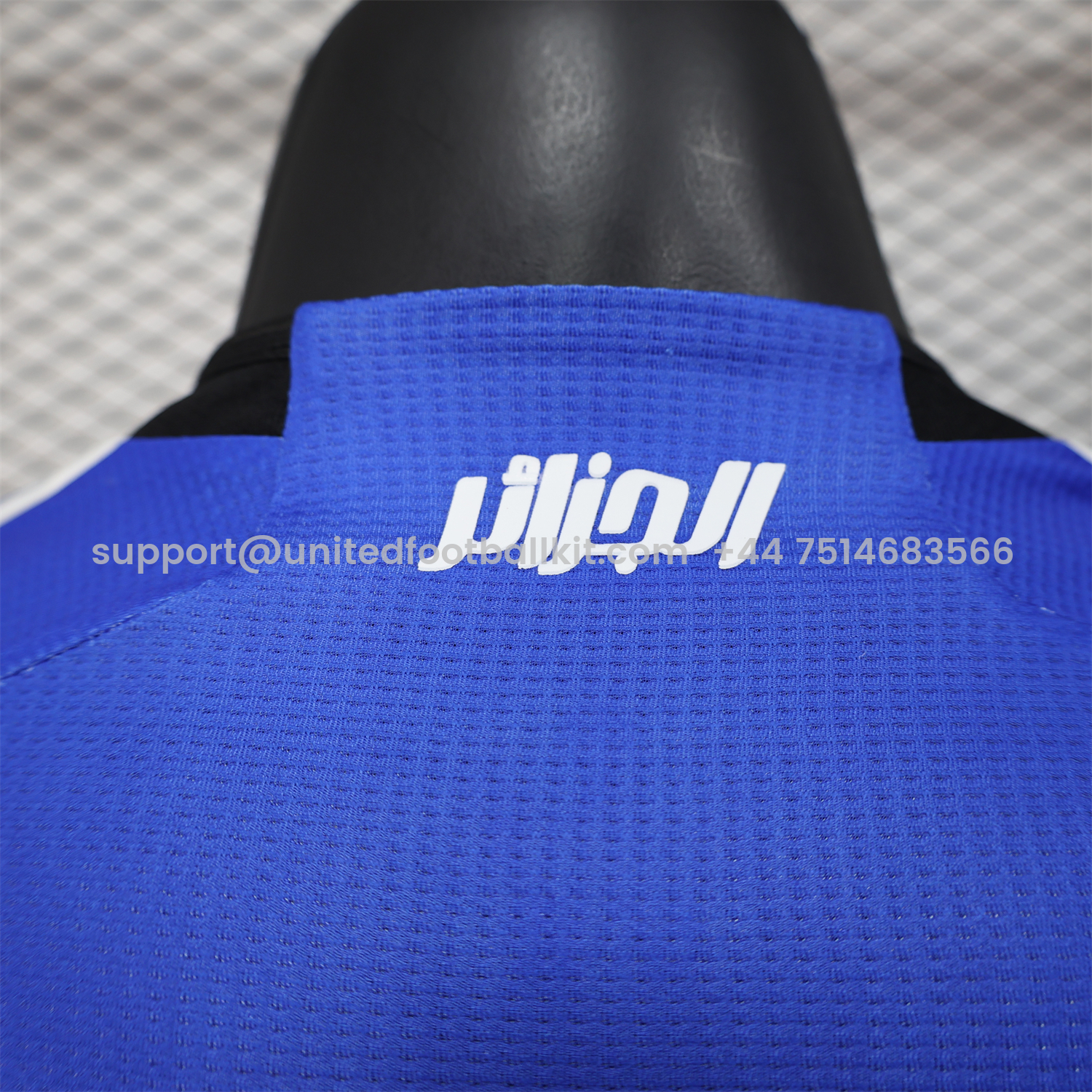 Unitedfootballkit.com | Algeria 25-26 Blue and Black Gradient with White Text Jersey - Player Version -Customize Name, Number and Patch | Worldwide Shipping