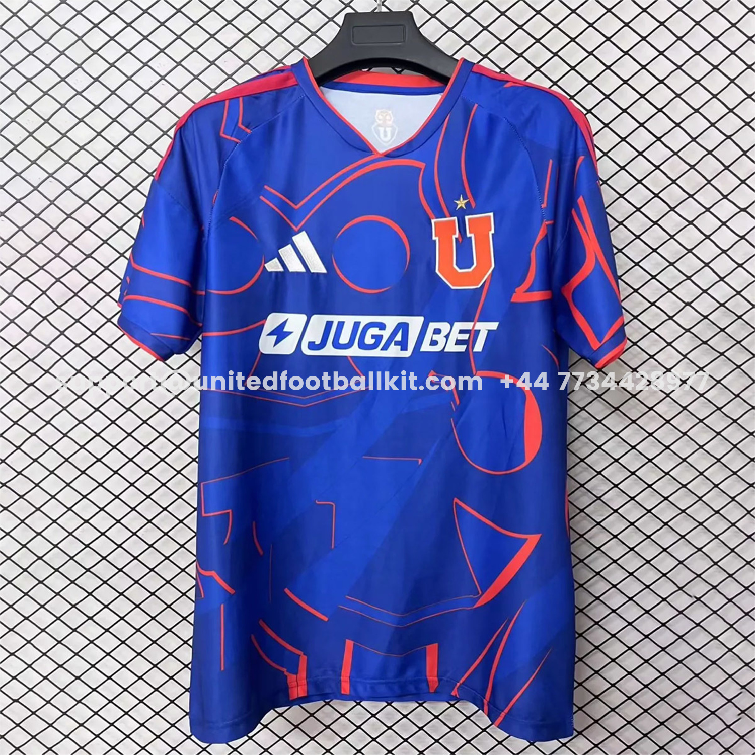 Unitedfootballkit.com | Universidad de Chile 2026 Home Blue Jersey - Fans Version -Customize Name, Number and Patch | Worldwide Shipping