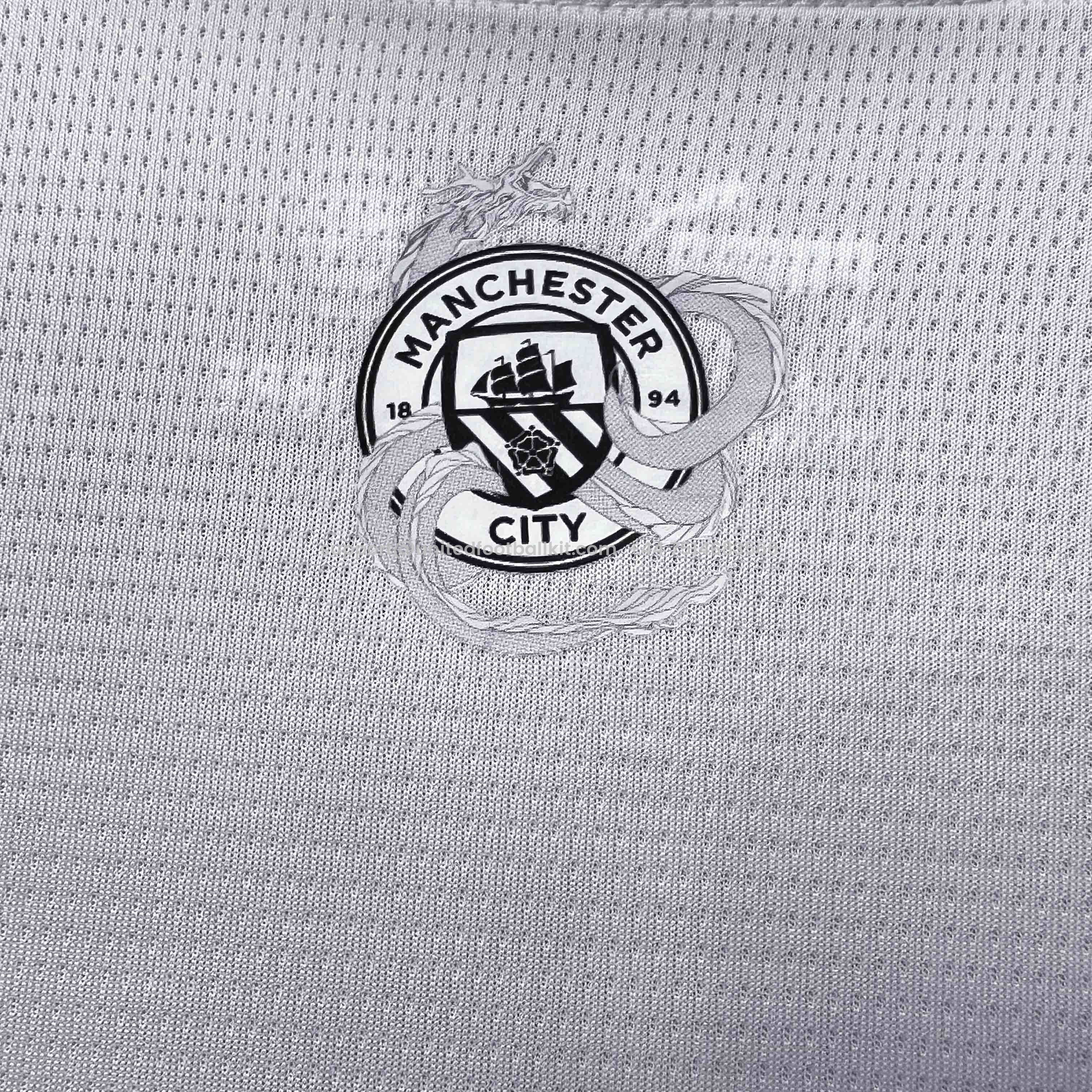 Unitedfootballkit.com | Manchester City 2024 Year of the Dragon Pre-match Jersey - Fans Version -Customize Name, Number and Patch | Worldwide Shipping