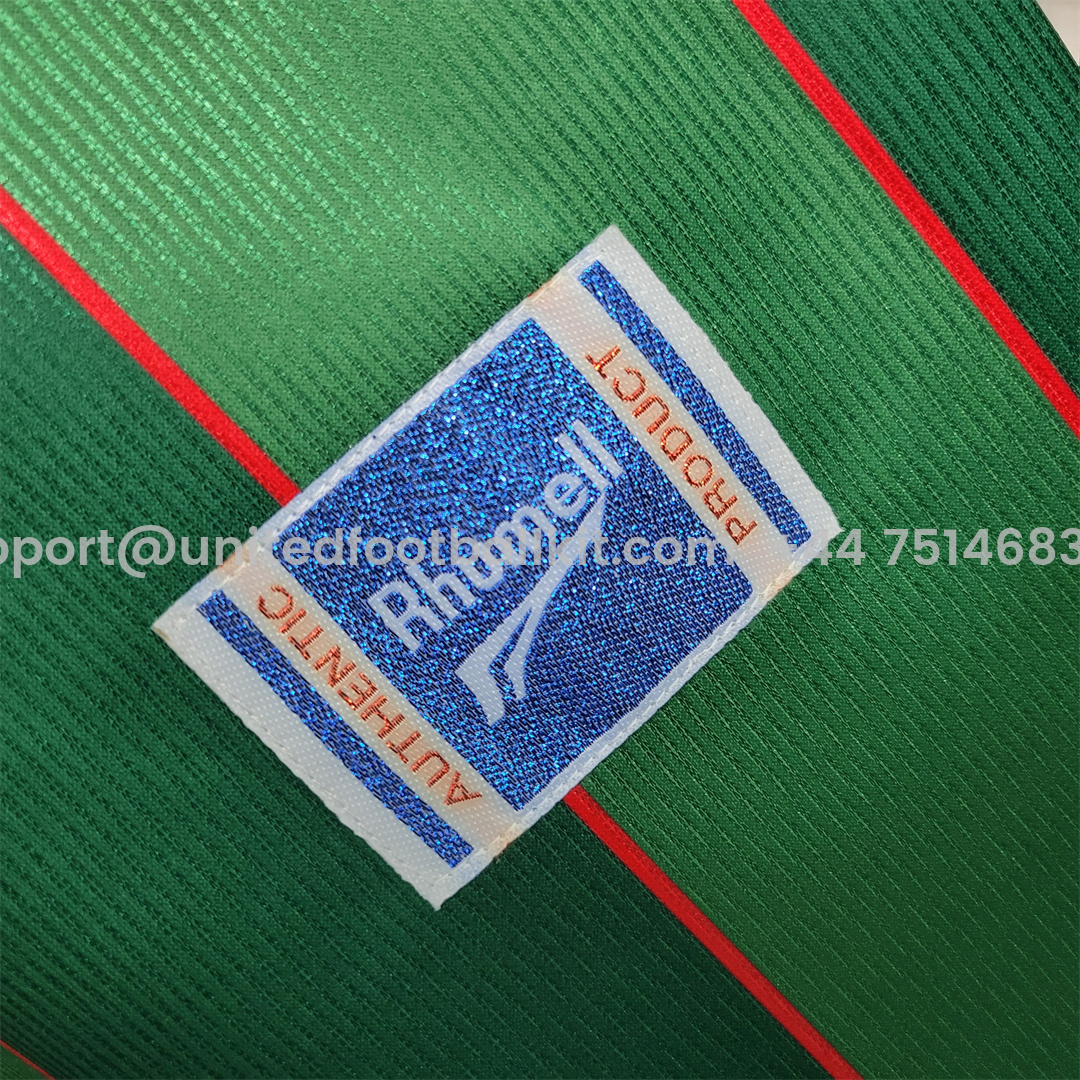 Unitedfootballkit.com | Retro Palmeiras 1999 Home Stadium Jersey - Liberator Cup Champion -Customize Name, Number and Patch | Worldwide Shipping