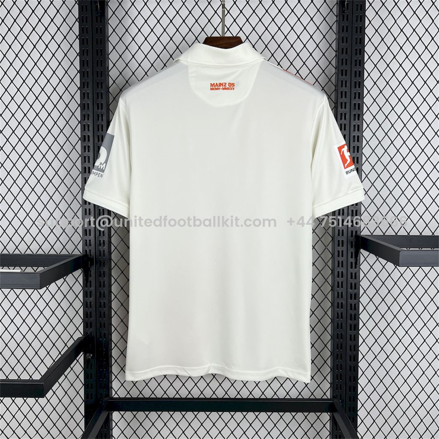 Unitedfootballkit.com | Mainz 2025 120th Anniversary Jersey with Sponsors - Fans Version -Customize Name, Number and Patch | Worldwide Shipping