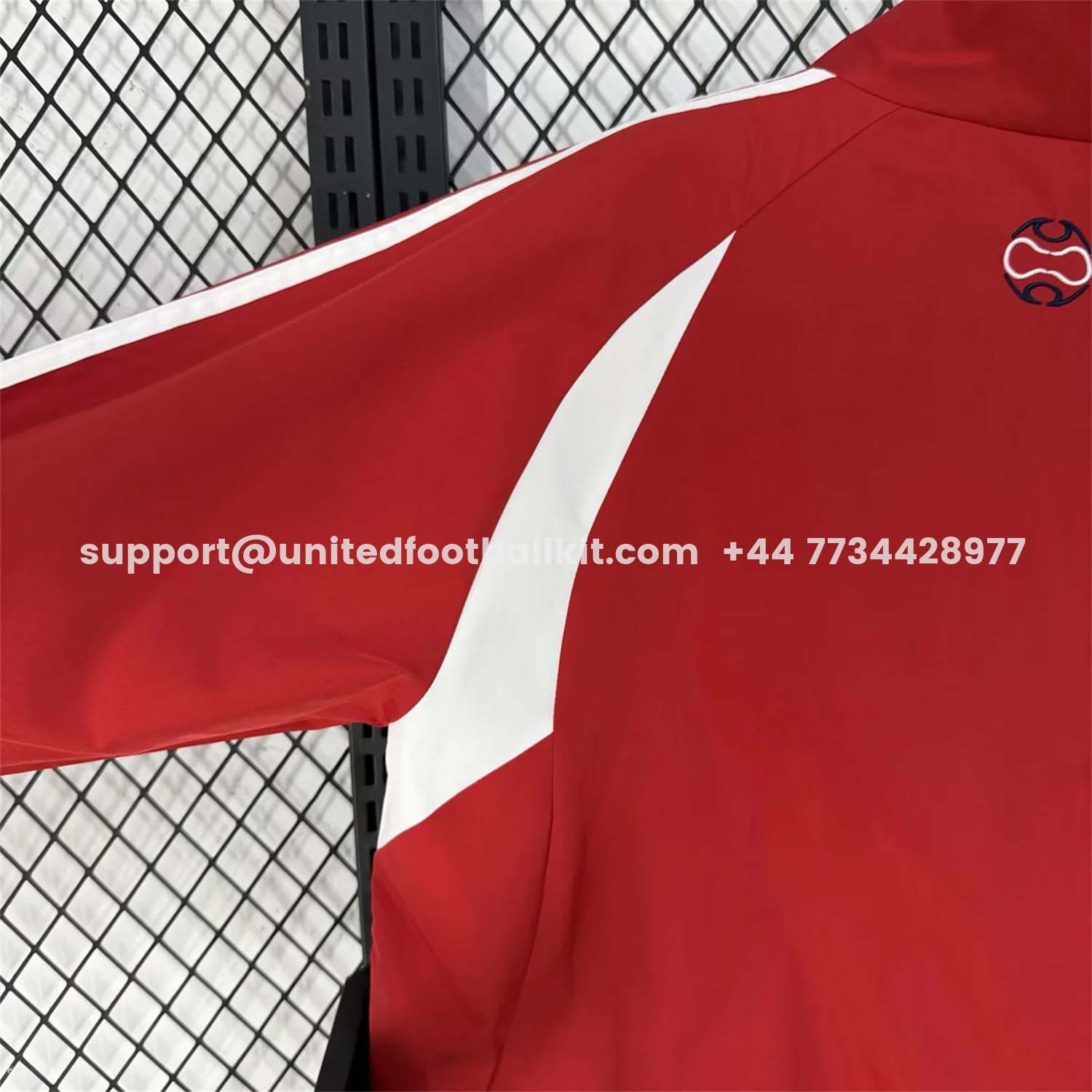 Unitedfootballkit.com | France 2026 Windbreaker Jacket - Red -Customize Name, Number and Patch | Worldwide Shipping