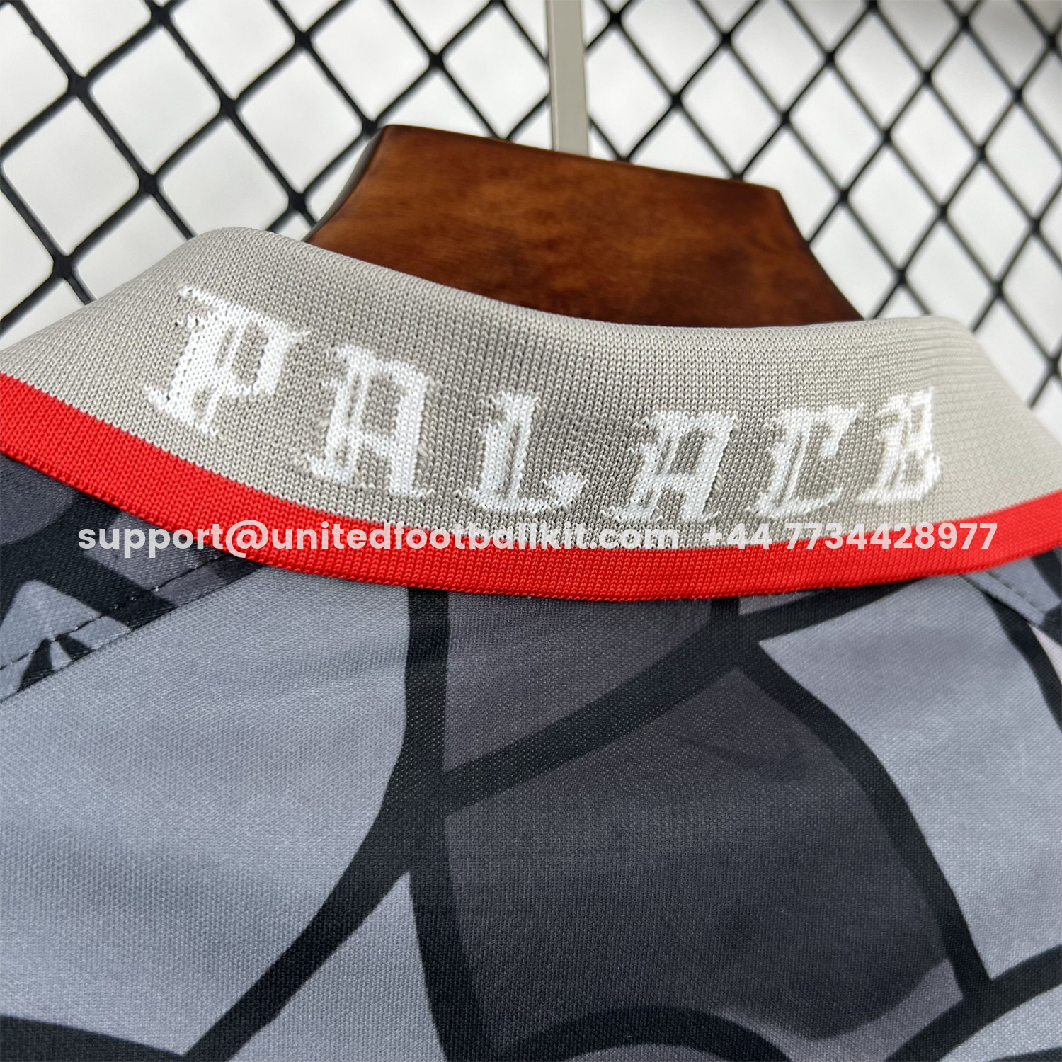 Unitedfootballkit.com | England 2026 World Cup Palace Black And Gray Special Jersey - Fans Version -Customize Name, Number and Patch | Worldwide Shipping