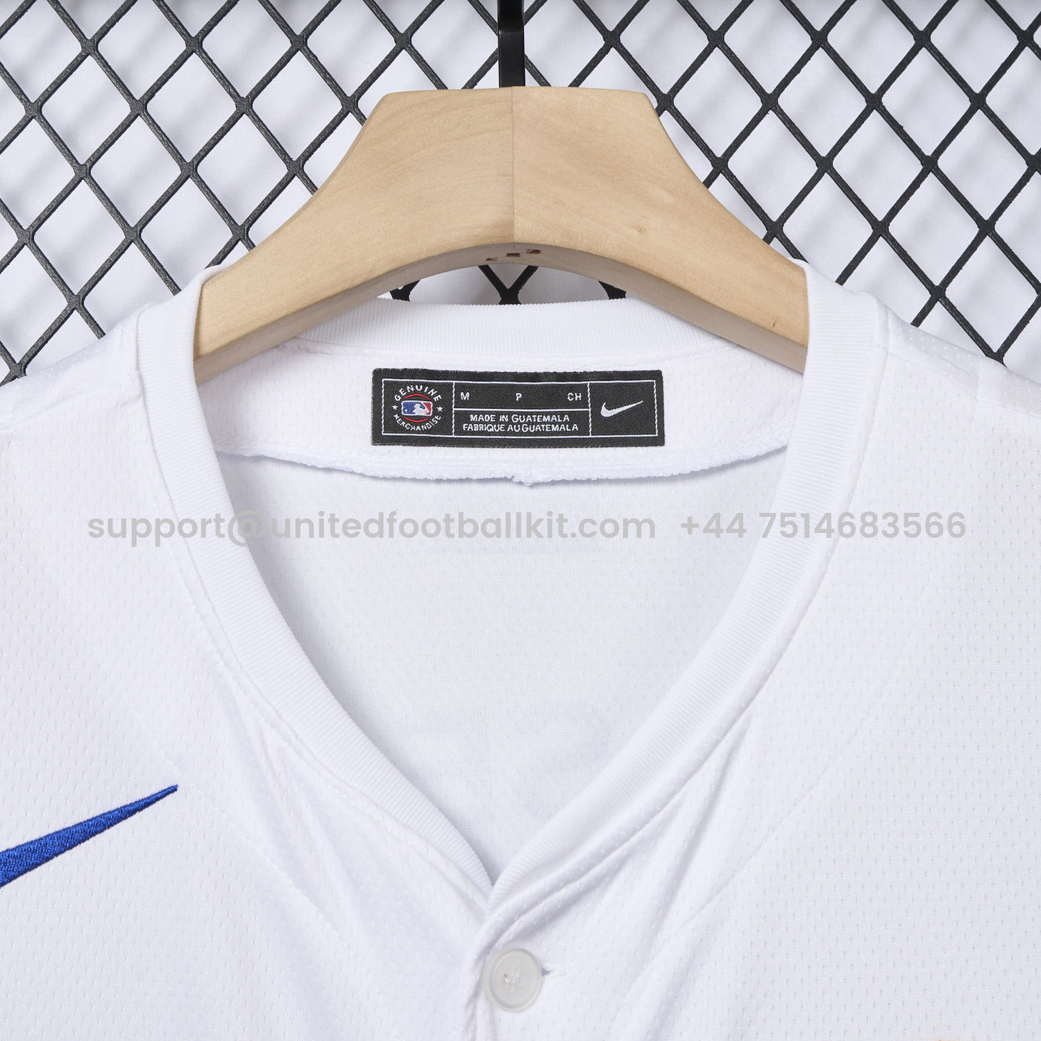 Unitedfootballkit.com | C.H.E.L.S.E.A 25-26 White Limited Baseball Jersey -Customize Name, Number and Patch | Worldwide Shipping