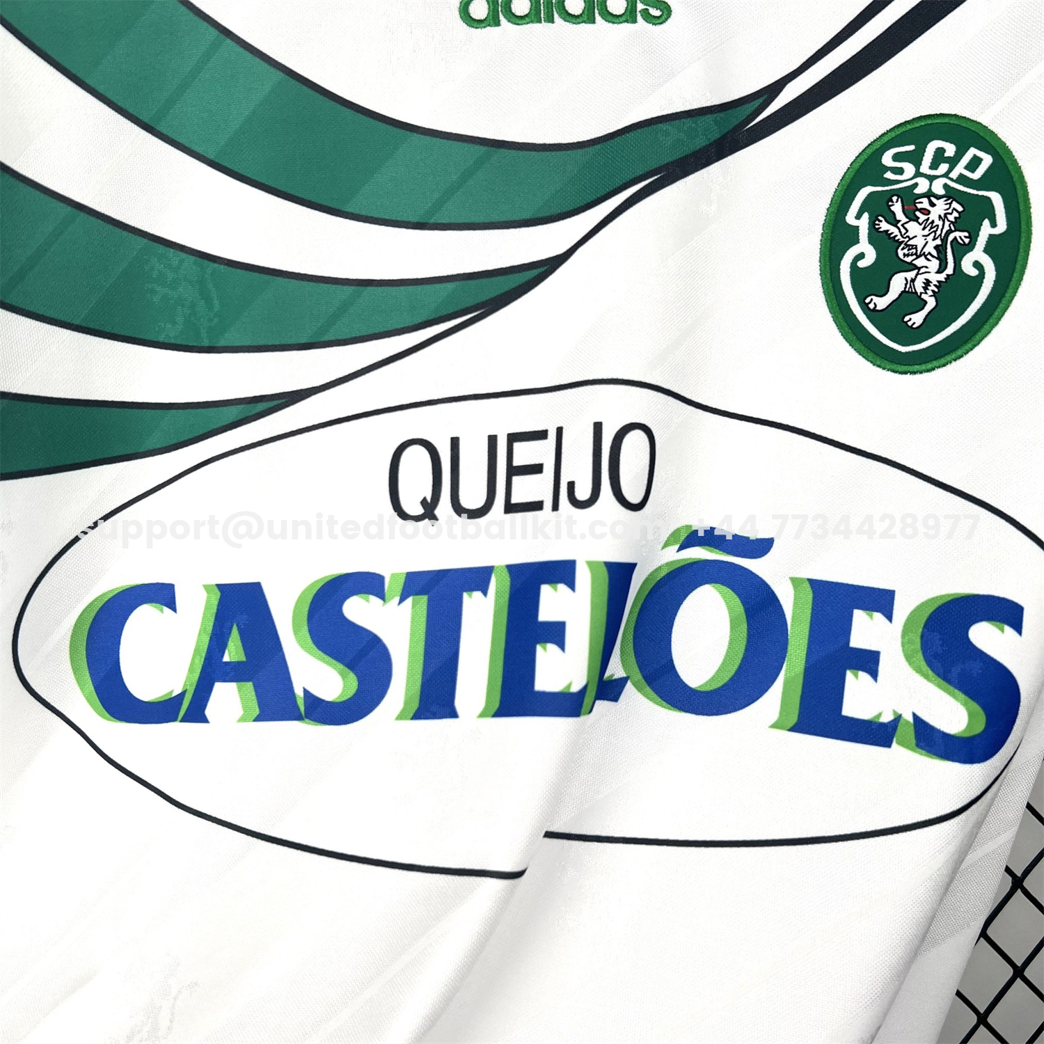 Unitedfootballkit.com | Retro Sporting CP 1994-95 Home Jersey -Customize Name, Number and Patch | Worldwide Shipping