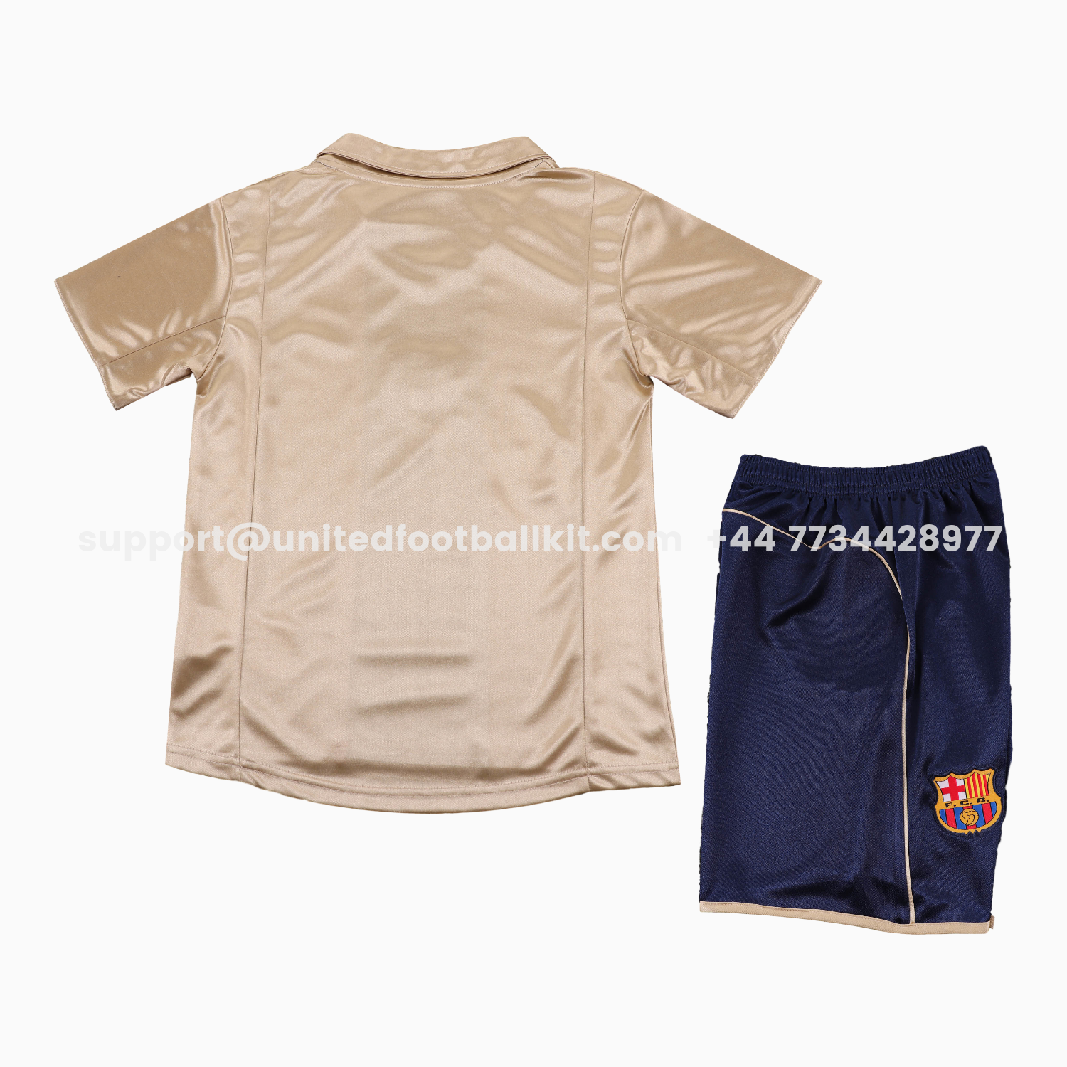 Unitedfootballkit.com | Retro Barcelona 2001-02 Away Kids Kit -Customize Name, Number and Patch | Worldwide Shipping