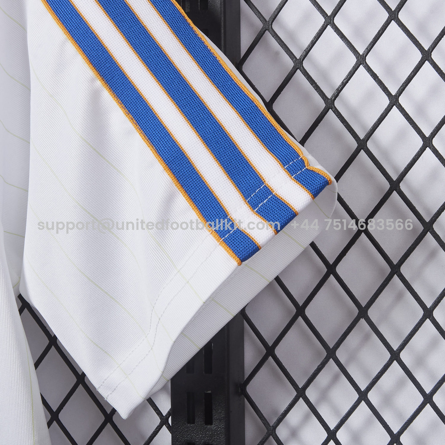 Unitedfootballkit.com | Real Madrid 25-26 Trefoil White Travel Jersey - Player Version -Customize Name, Number and Patch | Worldwide Shipping