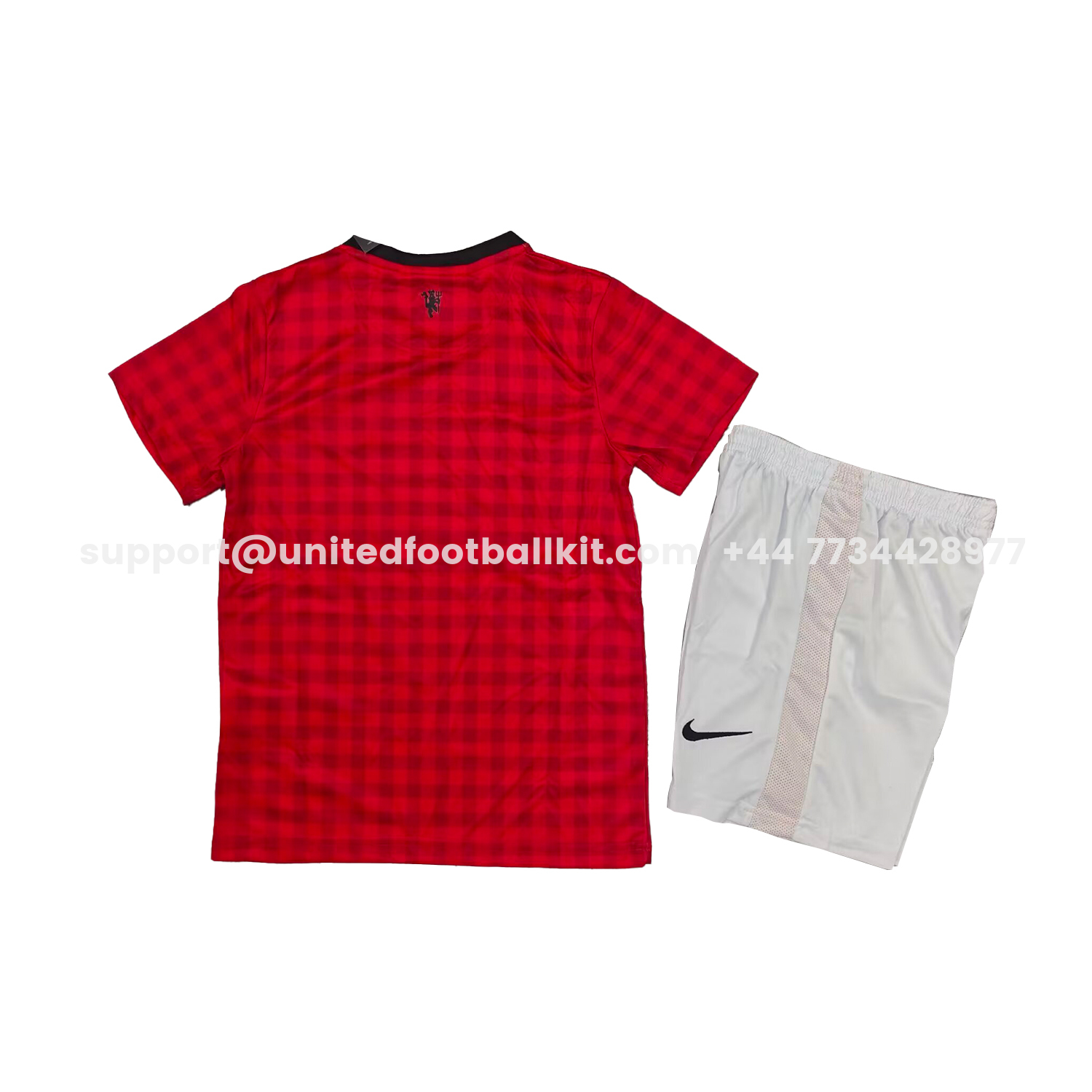 Unitedfootballkit.com | Retro Manchester United 2012-13 Home Kids Kit -Customize Name, Number and Patch | Worldwide Shipping