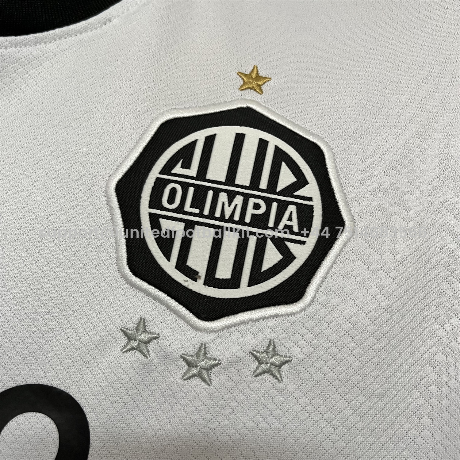Unitedfootballkit.com | Club Olimpia 25-26 Home Jersey - Fans Version -Customize Name, Number and Patch | Worldwide Shipping