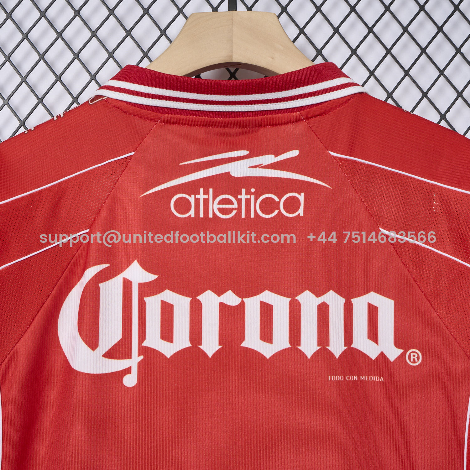 Unitedfootballkit.com | Retro Toluca 1999-00 Home Jersey -Customize Name, Number and Patch | Worldwide Shipping