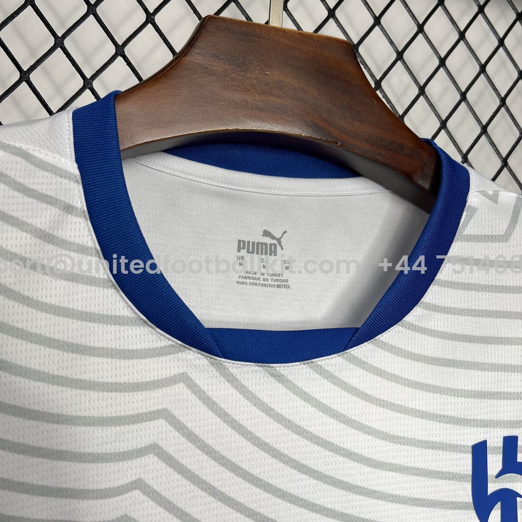 Unitedfootballkit.com | Al Hilal Riyadh Crescent 24-25 Away Jersey - Fans Version -Customize Name, Number and Patch | Worldwide Shipping