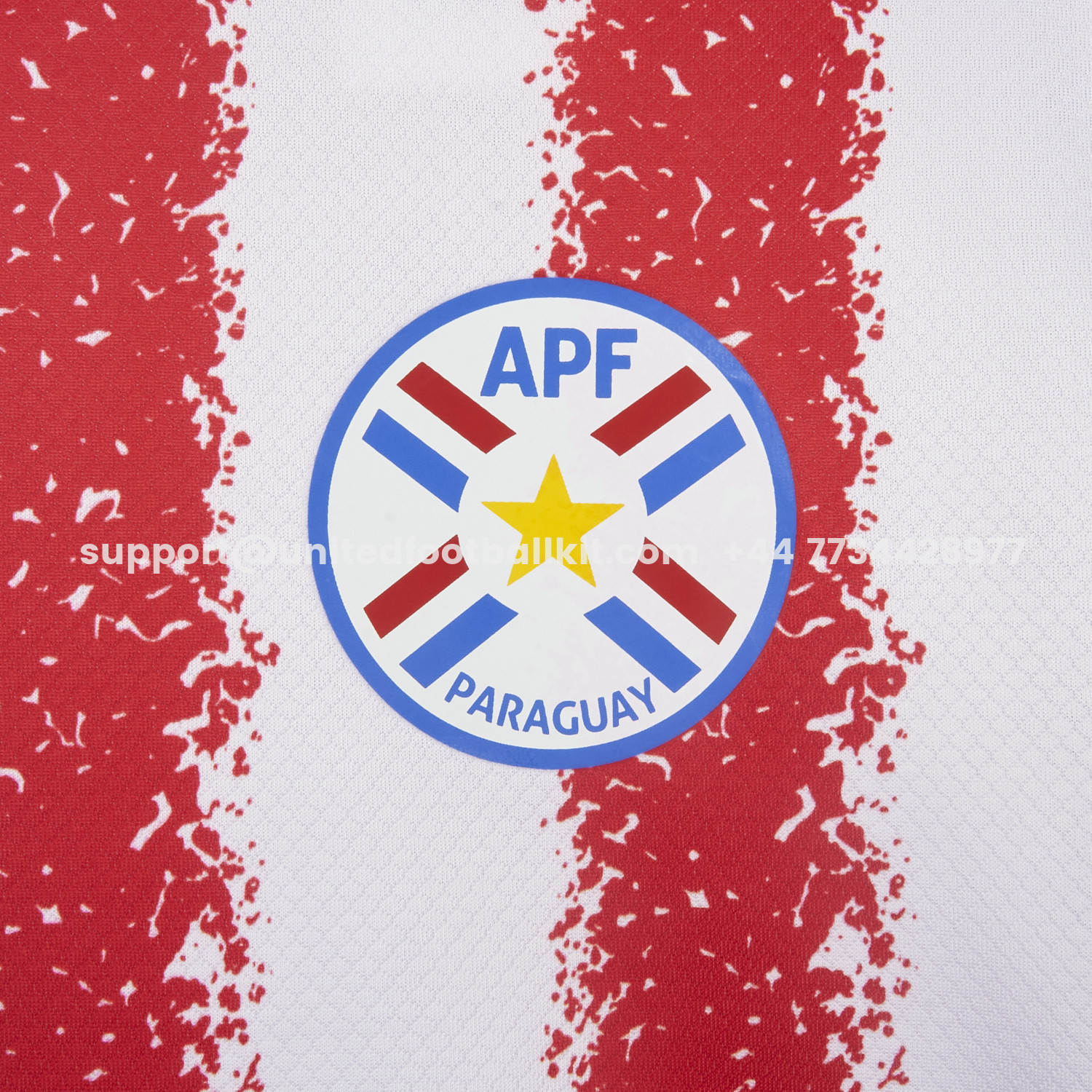 Unitedfootballkit.com | Paraguay 2026 Home Jersey - Fans Version -Customize Name, Number and Patch | Worldwide Shipping