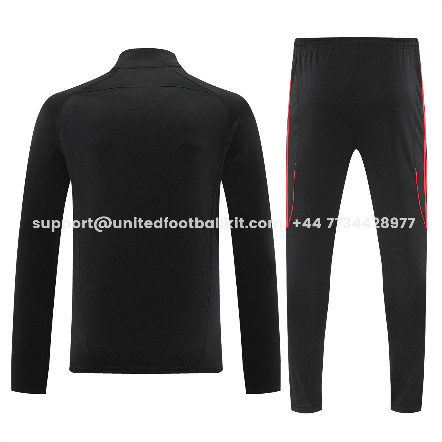 Unitedfootballkit.com | Liver.pool 25-26 Long Sleeve Training Set - Black Top & Pants -Customize Name, Number and Patch | Worldwide Shipping