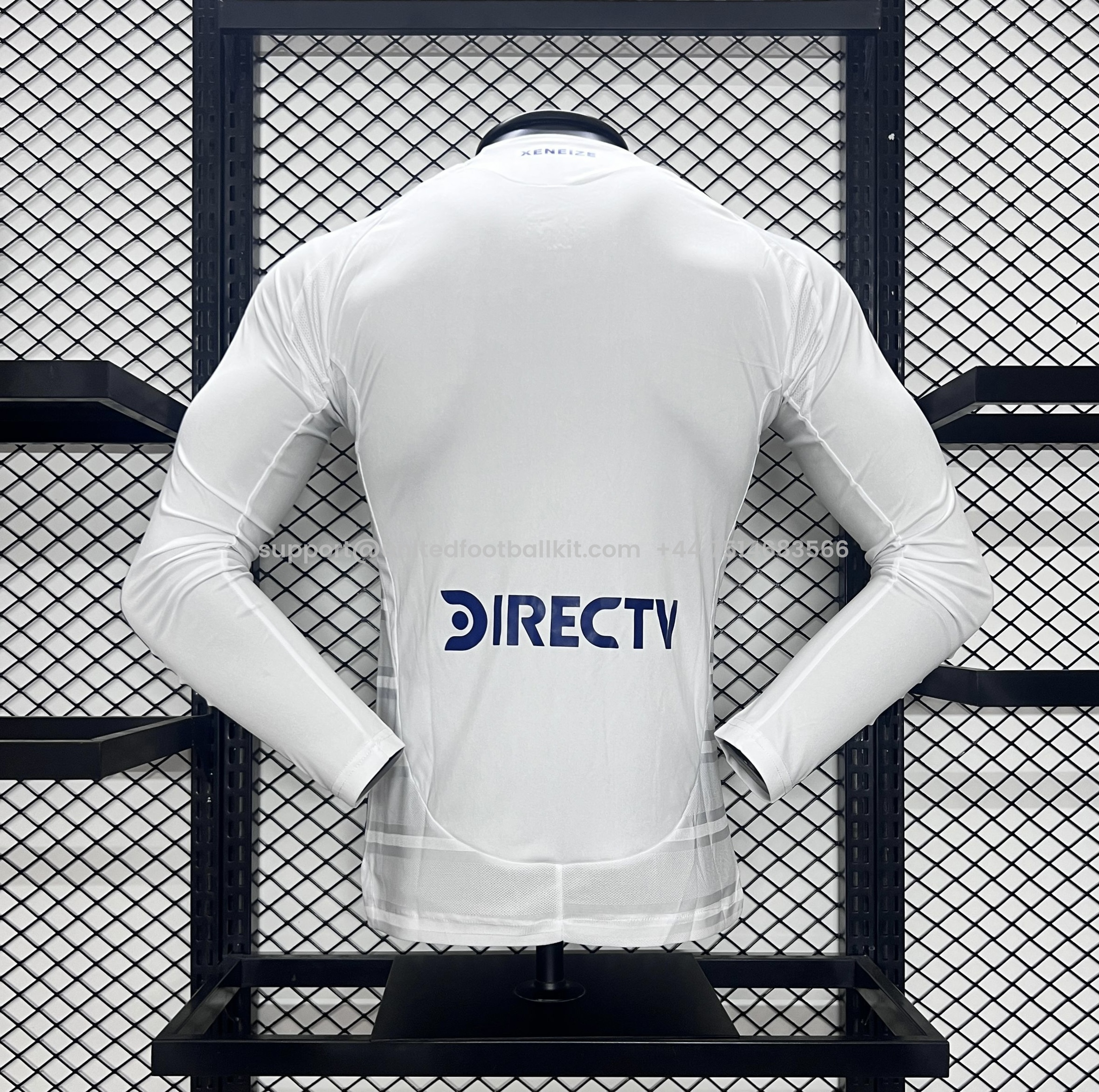 Unitedfootballkit.com | Boca Juniors 24-25 Away Long Sleeve Jersey - Player Version -Customize Name, Number and Patch | Worldwide Shipping