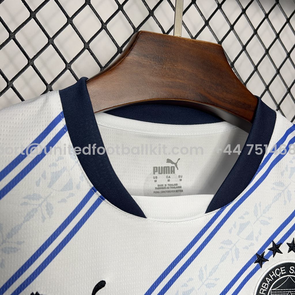 Unitedfootballkit.com | Fenerbahce 24-25 Away Jersey - Fans Version -Customize Name, Number and Patch | Worldwide Shipping