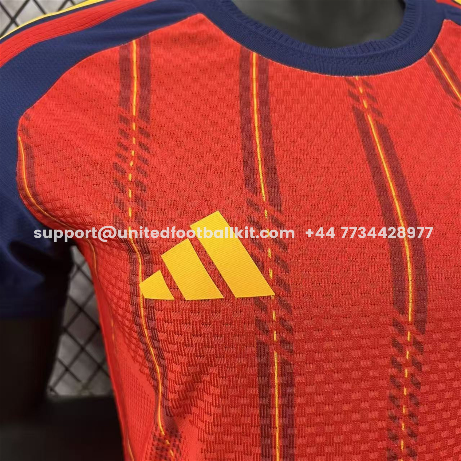 Unitedfootballkit.com | Women's Spain 2026 Home Jersey - Player Version -Customize Name, Number and Patch | Worldwide Shipping