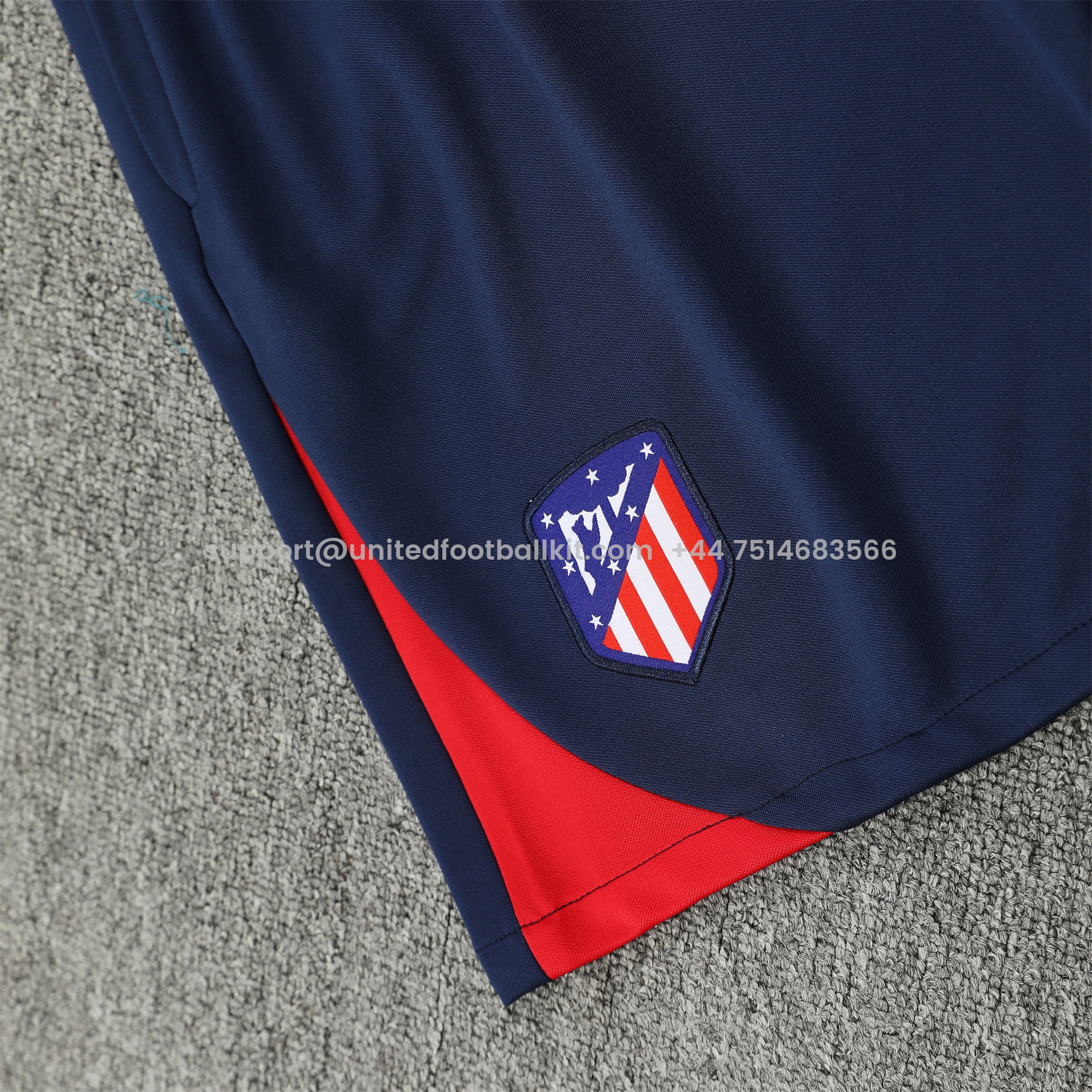 Unitedfootballkit.com | Atletico Madrid 24-25 Vest Training Set - Red -Customize Name, Number and Patch | Worldwide Shipping