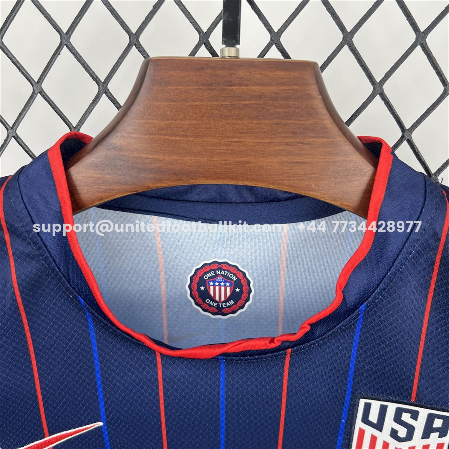 Unitedfootballkit.com | United States USA 25-26 Away Deep Blue Kids Kit -Customize Name, Number and Patch | Worldwide Shipping
