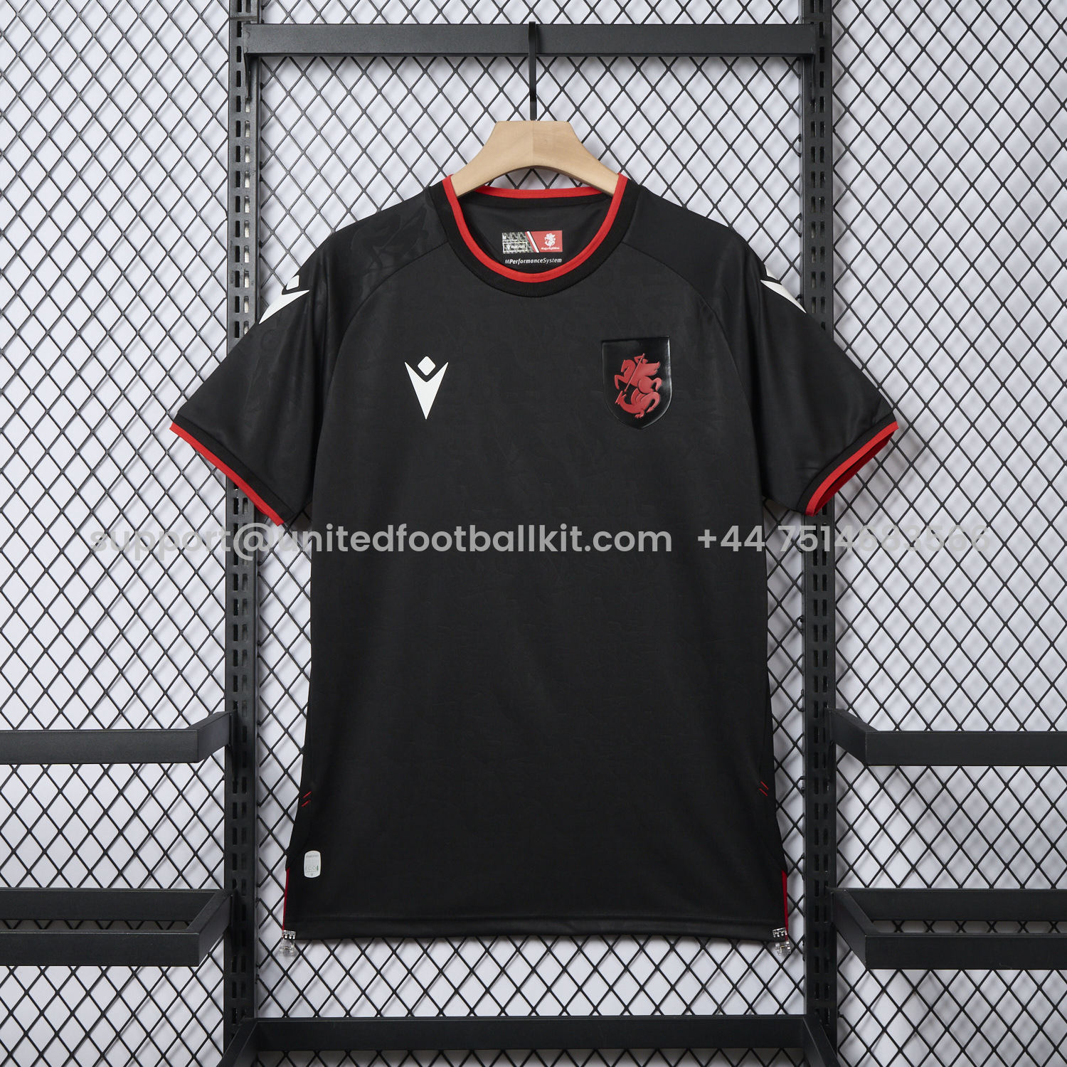 Unitedfootballkit.com | Georgia 2026 Away Black Jersey - Fans Version -Customize Name, Number and Patch | Worldwide Shipping