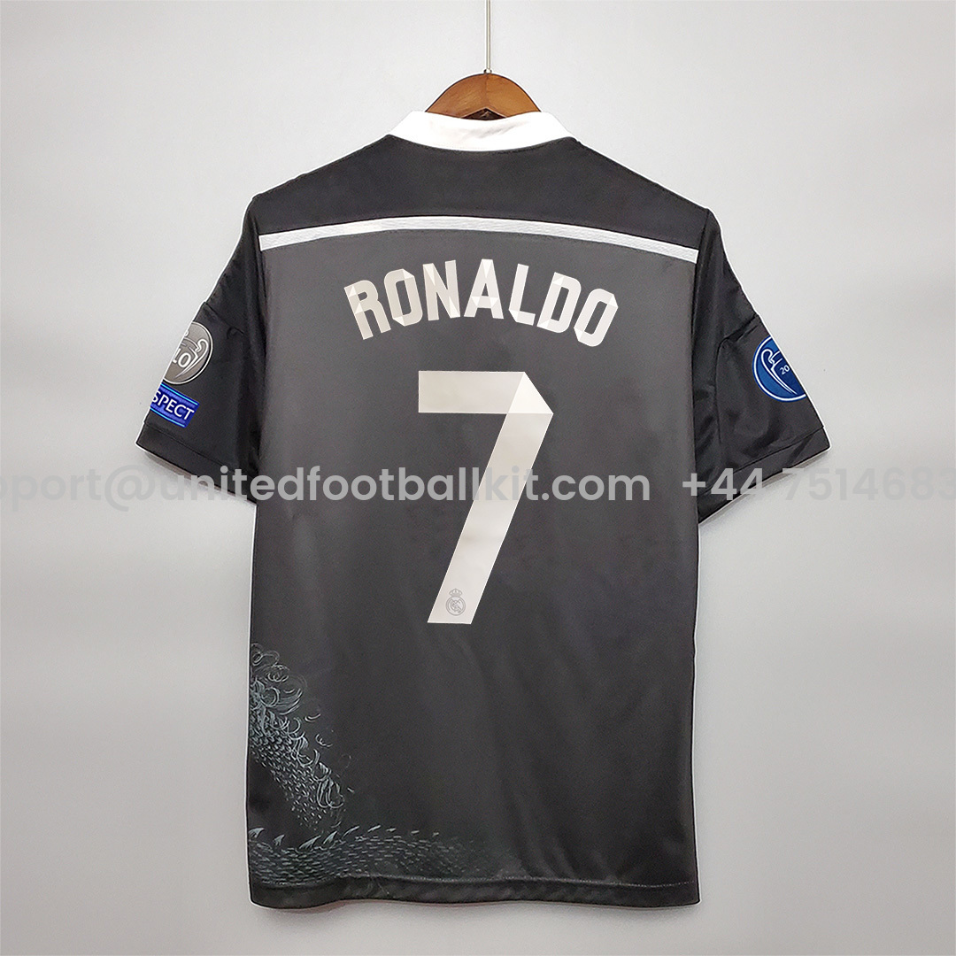 Unitedfootballkit.com | Retro Real Madrid 14-15 Third Away Jersey -Customize Name, Number and Patch | Worldwide Shipping