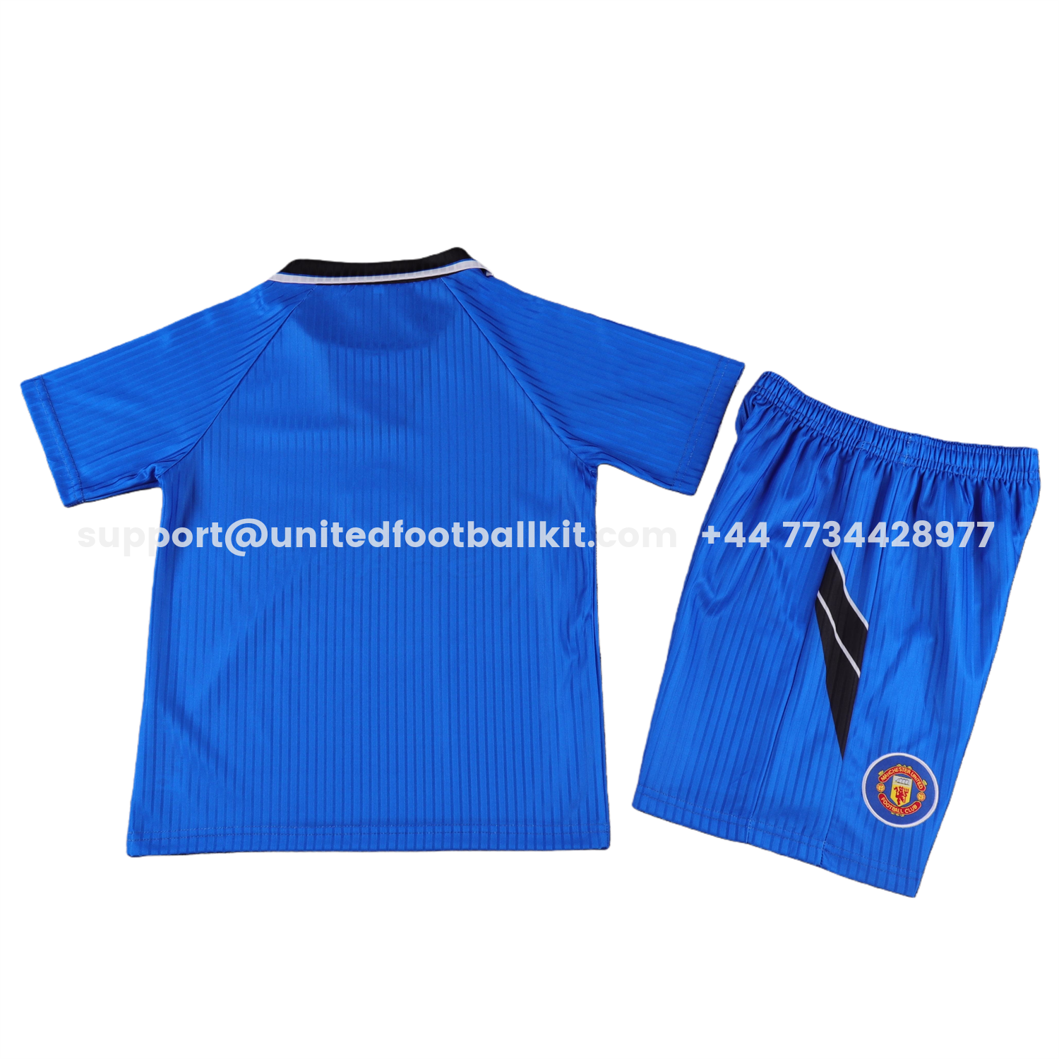 Unitedfootballkit.com | Retro Manchester United 1996-98 Away Kids Kit -Customize Name, Number and Patch | Worldwide Shipping