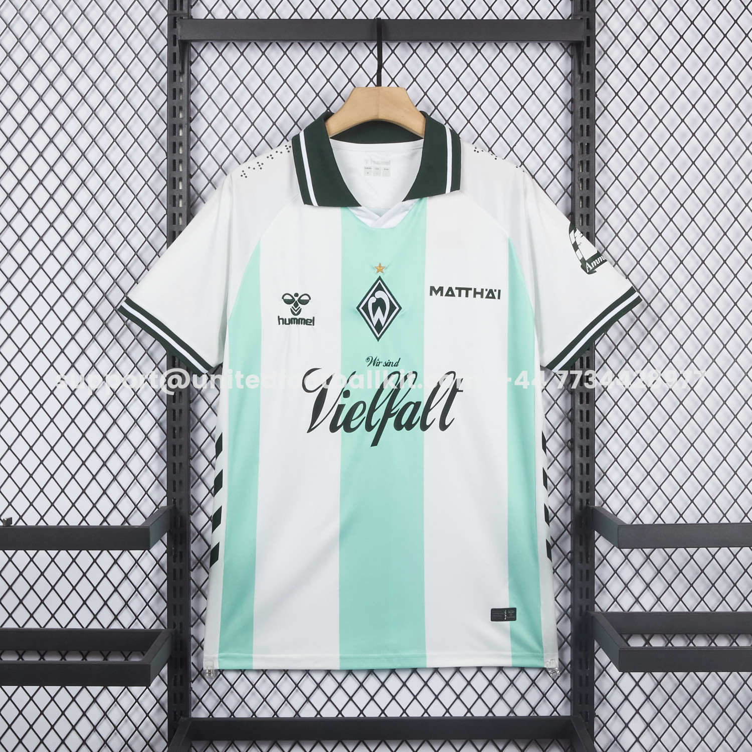 Unitedfootballkit.com | Werder Bremen 25-26 Green And White Special Jersey - Fans Version -Customize Name, Number and Patch | Worldwide Shipping