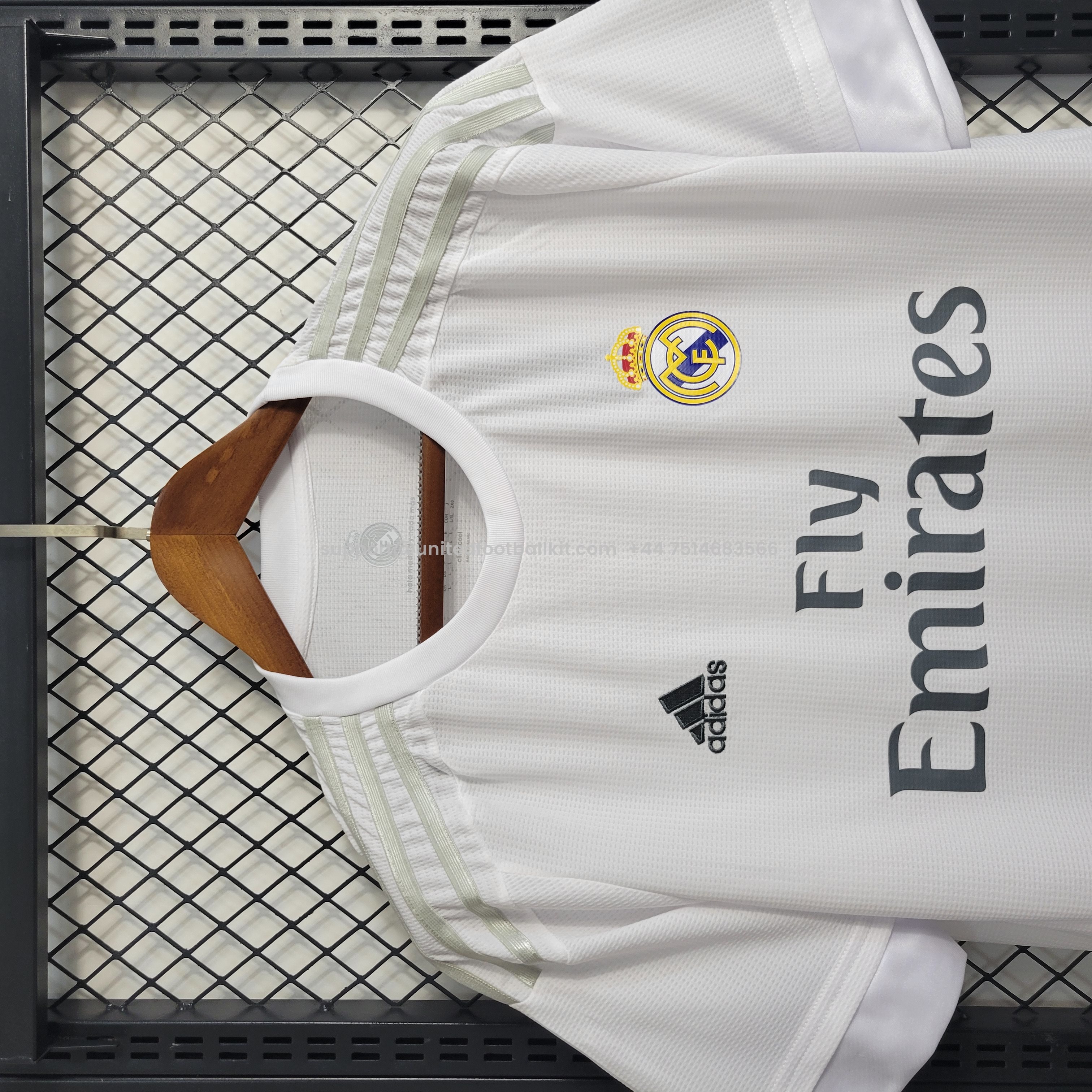 Unitedfootballkit.com | Retro Real Madrid 15-16 Home Stadium Jersey -Customize Name, Number and Patch | Worldwide Shipping