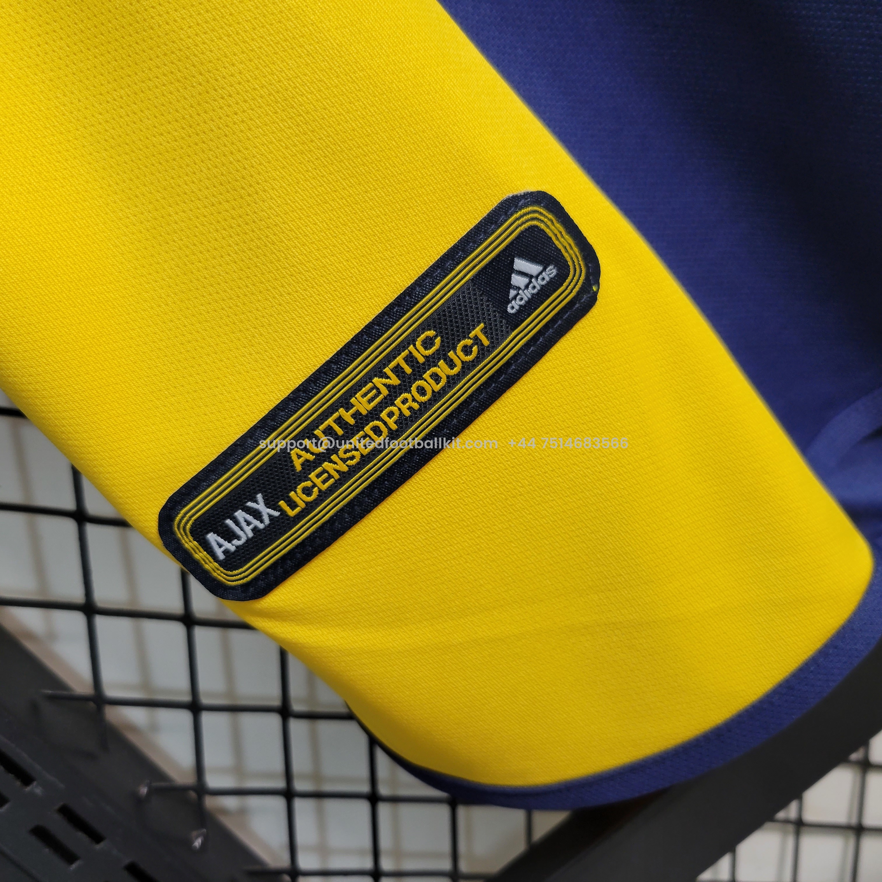 Unitedfootballkit.com | Retro Ajax 2000-01 Away Jersey -Customize Name, Number and Patch | Worldwide Shipping