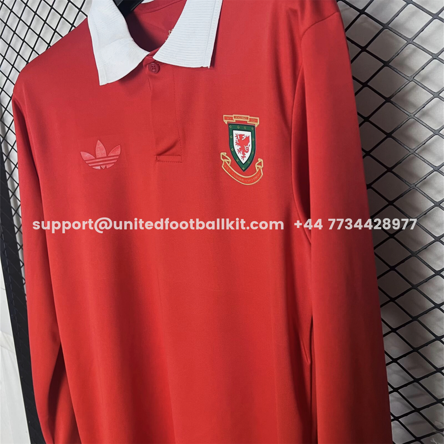 Unitedfootballkit.com | Wales 2026 150th Anniversary Edition Long Sleeves Jersey - Fans Version -Customize Name, Number and Patch | Worldwide Shipping