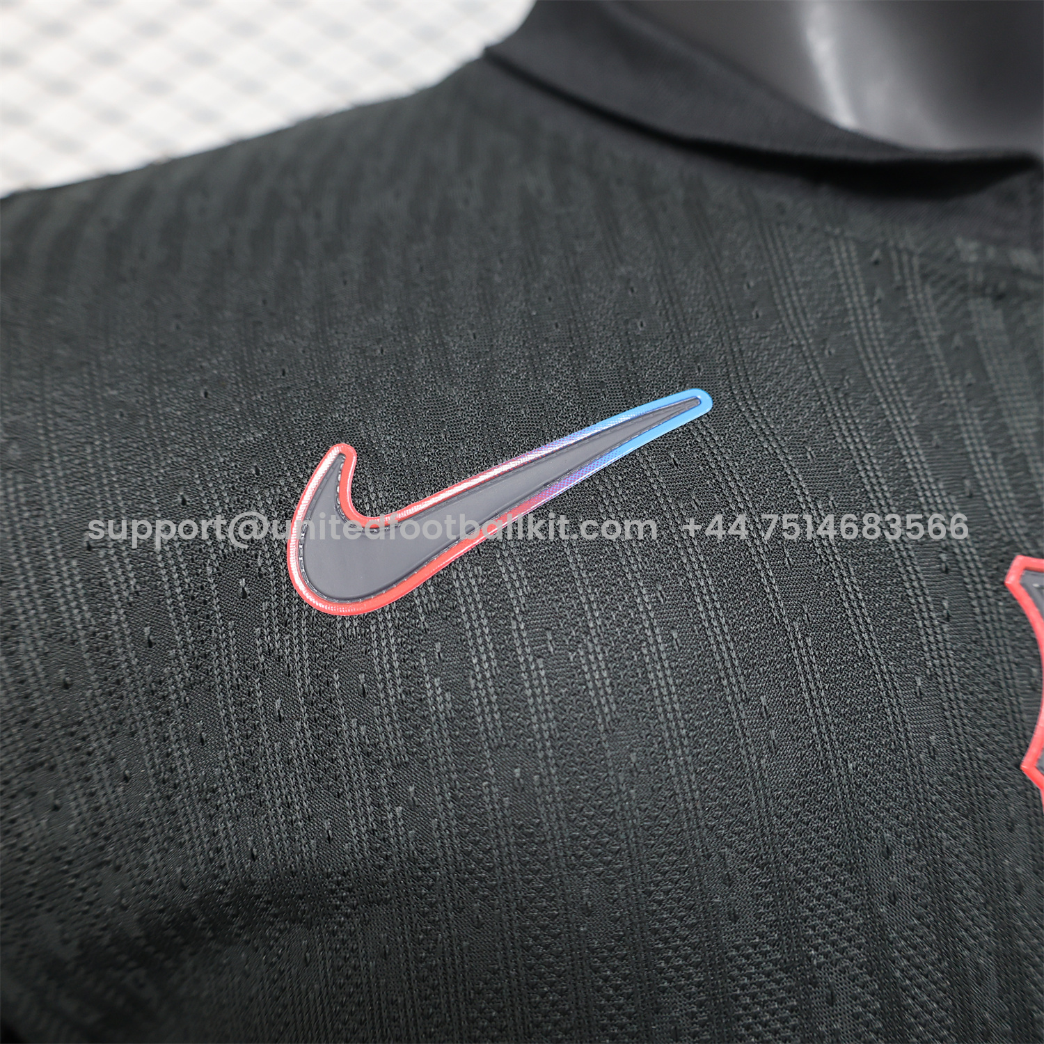 Unitedfootballkit.com | Barcelona x Travis Scott 24-25 Away Black Long Sleeves Jersey - Player Version -Customize Name, Number and Patch | Worldwide Shipping