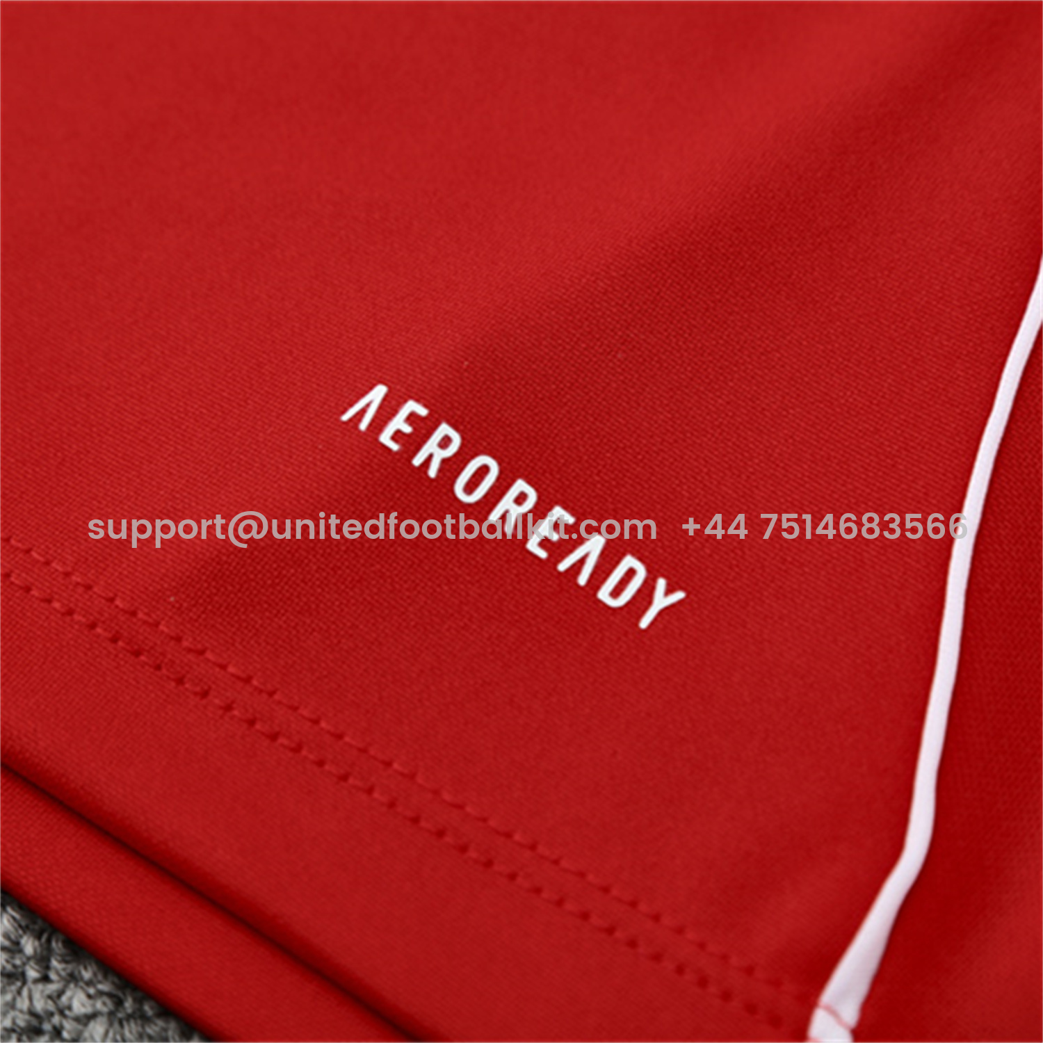 Unitedfootballkit.com | Manchester United 25-26 Kid Long Sleeves Training Set - Red Top & Black Pants -Customize Name, Number and Patch | Worldwide Shipping