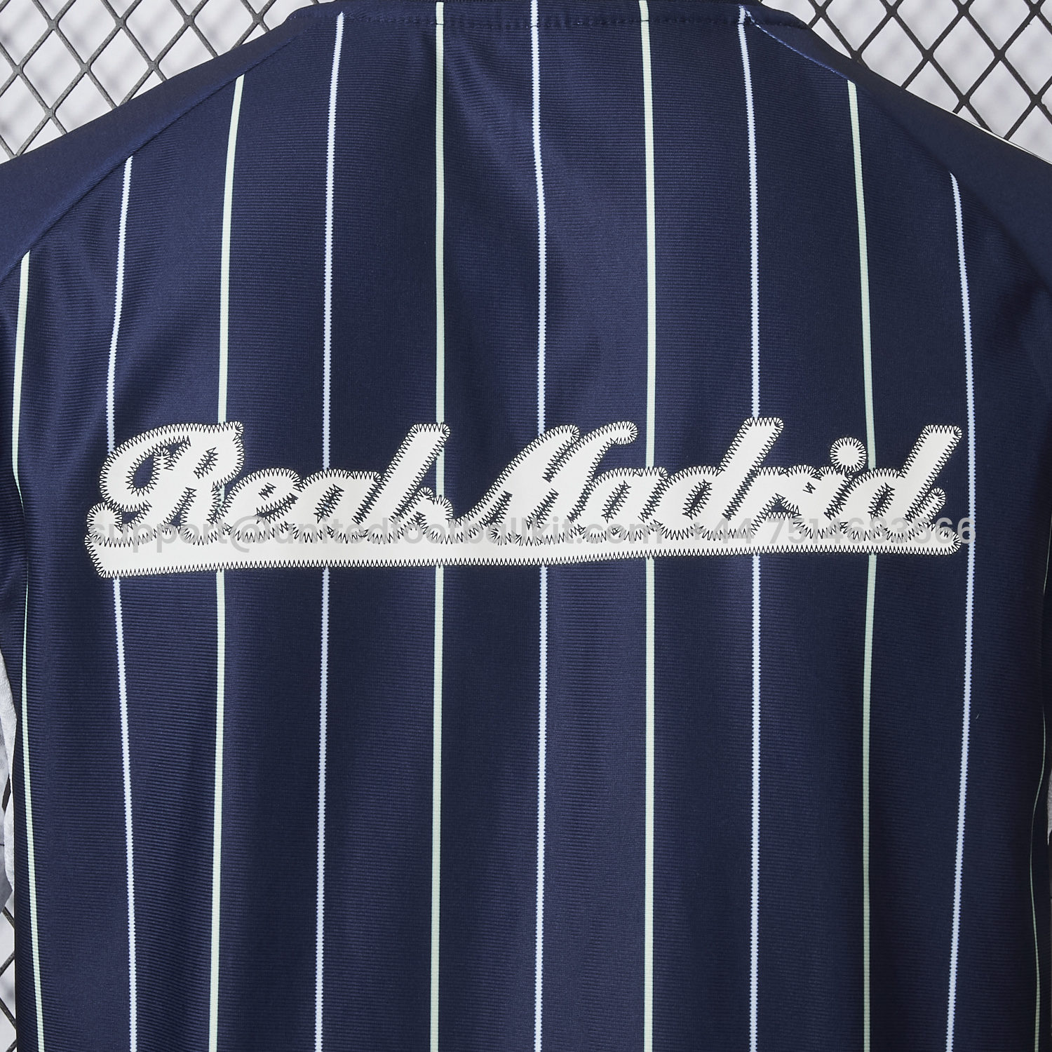 Unitedfootballkit.com | Real Madrid 25-26 Deep Blue Baseball Jersey - Player Version -Customize Name, Number and Patch | Worldwide Shipping