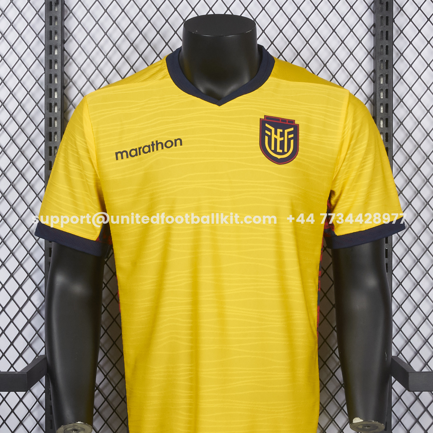 Unitedfootballkit.com | Ecuador 2026 Home Yellow Jersey - Player Version -Customize Name, Number and Patch | Worldwide Shipping