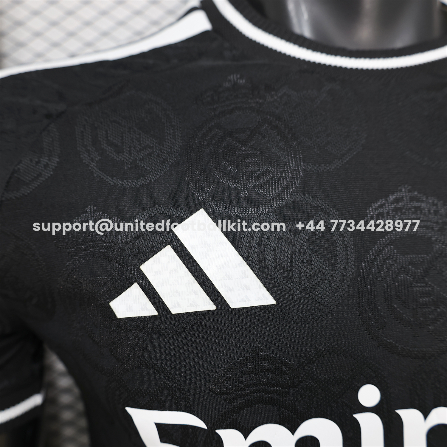 Unitedfootballkit.com | Real Madrid 25-26 Black Special Jersey - Player Version -Customize Name, Number and Patch | Worldwide Shipping