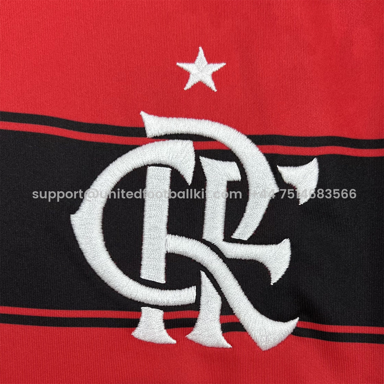 Unitedfootballkit.com | Flamengo 25-26 Home Jersey with Sponsors - Fans Version -Customize Name, Number and Patch | Worldwide Shipping