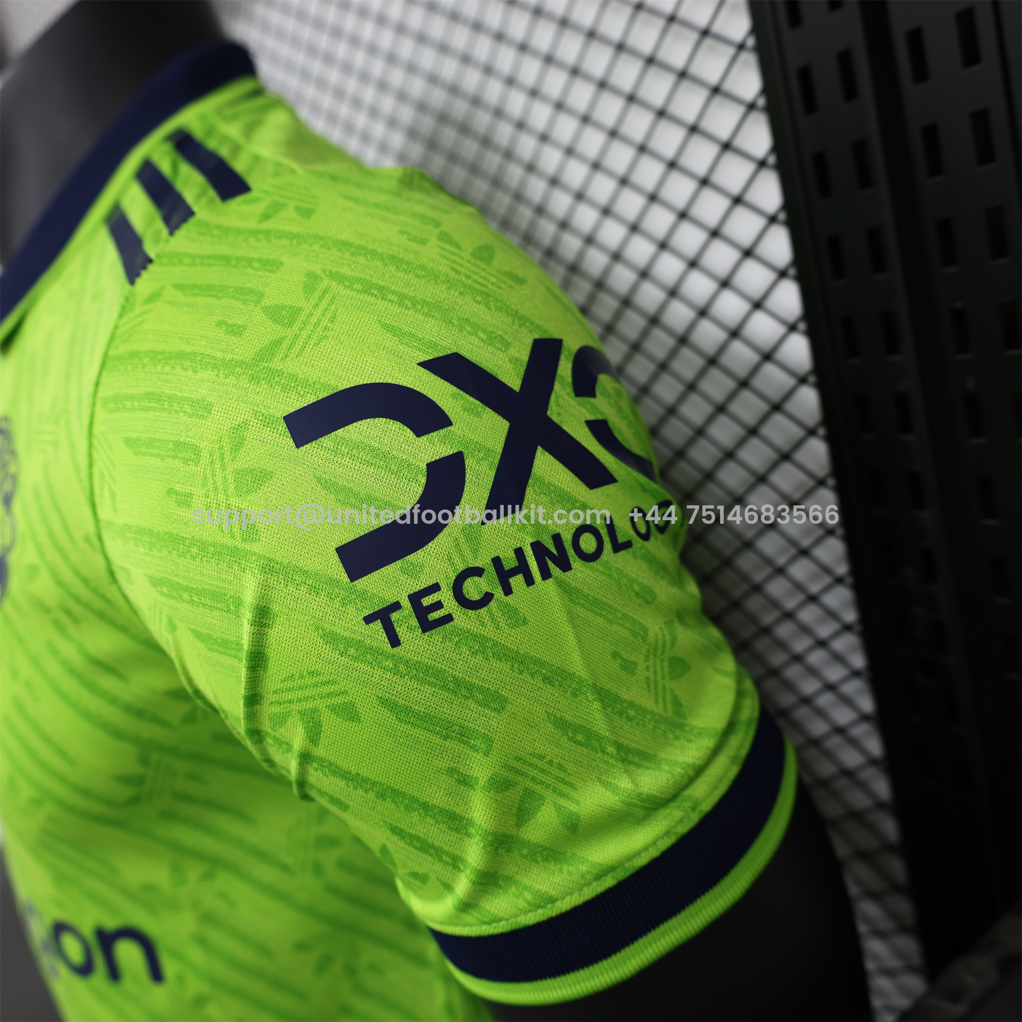 Unitedfootballkit.com | Manchester United 24-25 Green Trefoil Vintage Jersey - Player Version -Customize Name, Number and Patch | Worldwide Shipping