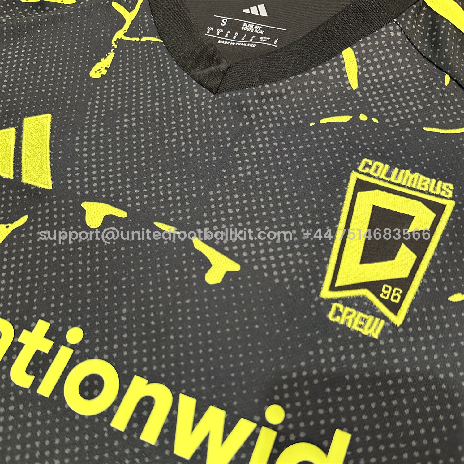 Unitedfootballkit.com | Columbus Crew 2025 Away Jersey - Fans Version -Customize Name, Number and Patch | Worldwide Shipping