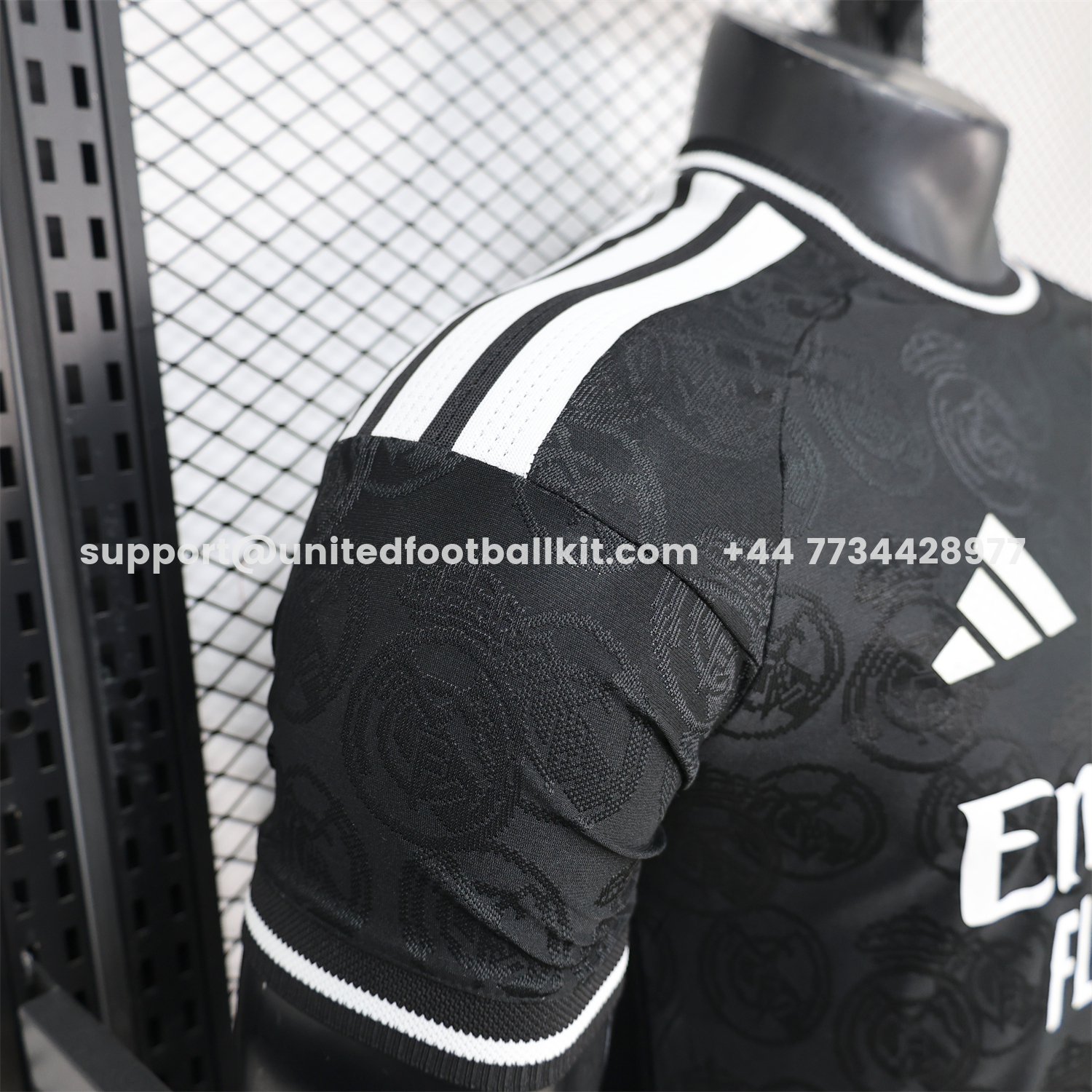 Unitedfootballkit.com | Real Madrid 25-26 Black Special Jersey - Player Version -Customize Name, Number and Patch | Worldwide Shipping