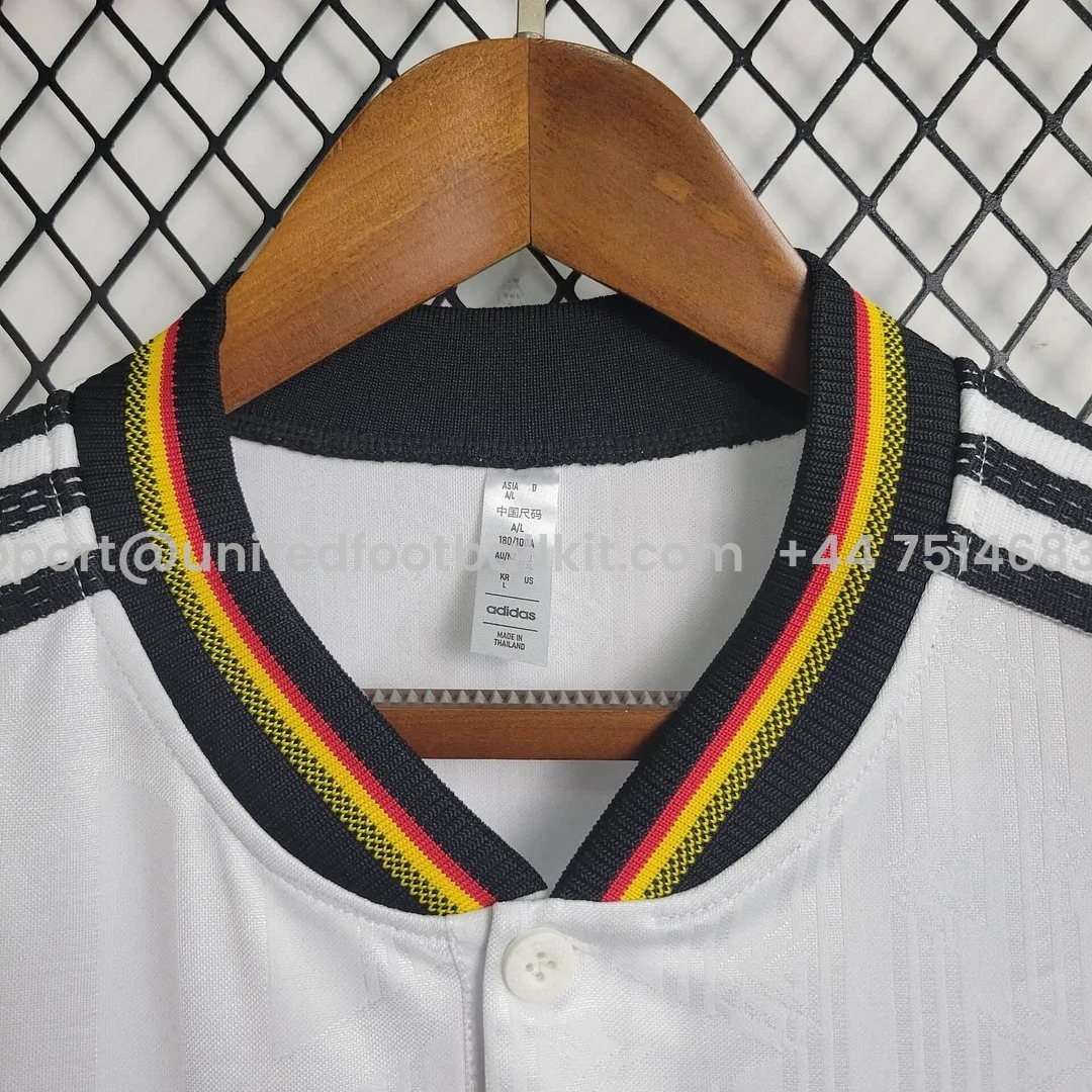 Unitedfootballkit.com | Retro Germany 1996 Home Stadium Jersey -Customize Name, Number and Patch | Worldwide Shipping