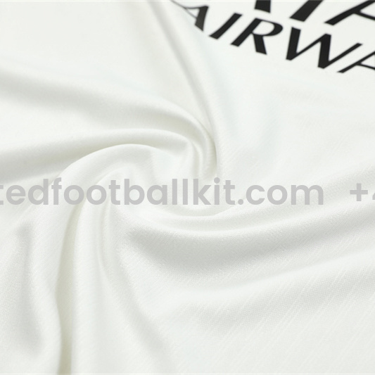 Unitedfootballkit.com | Paris Saint-Germain PSG X JD 24-25 Long Sleeve Training Set - Player Version - White Top and Black Pants -Customize Name, Number and Patch | Worldwide Shipping