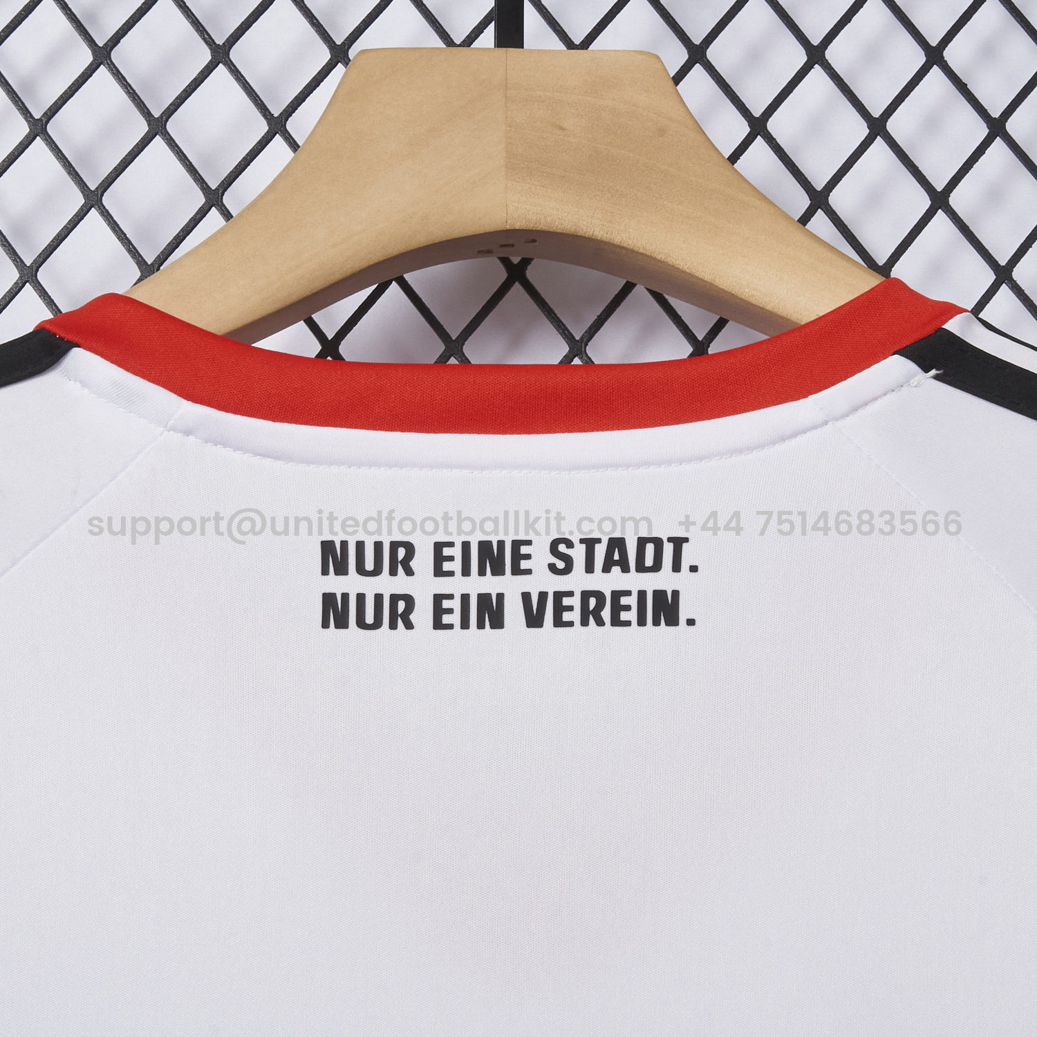Unitedfootballkit.com | Frankfurt 25-26 Away White Jersey - Fans Version -Customize Name, Number and Patch | Worldwide Shipping