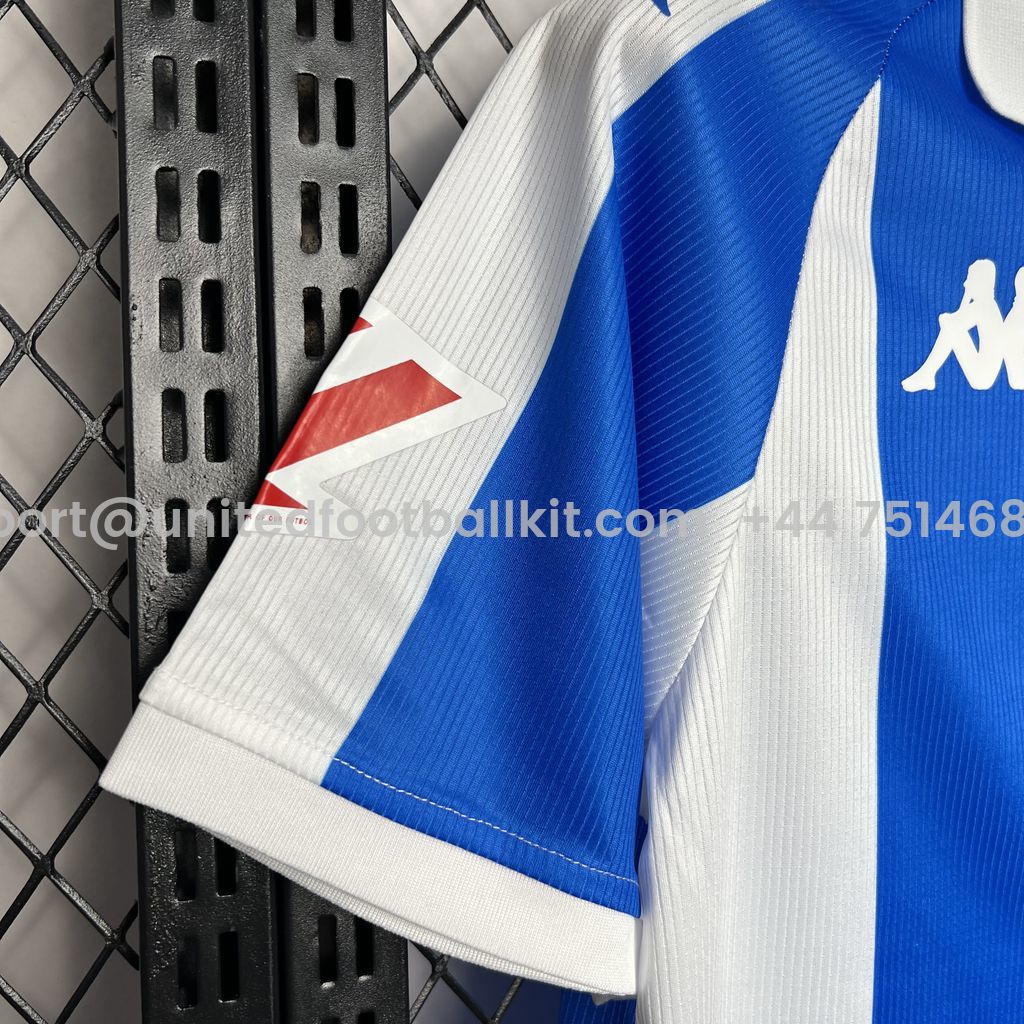 Unitedfootballkit.com | Deportivo de La Coruña 24-25 Home Stadium Jersey - Fans Version -Customize Name, Number and Patch | Worldwide Shipping
