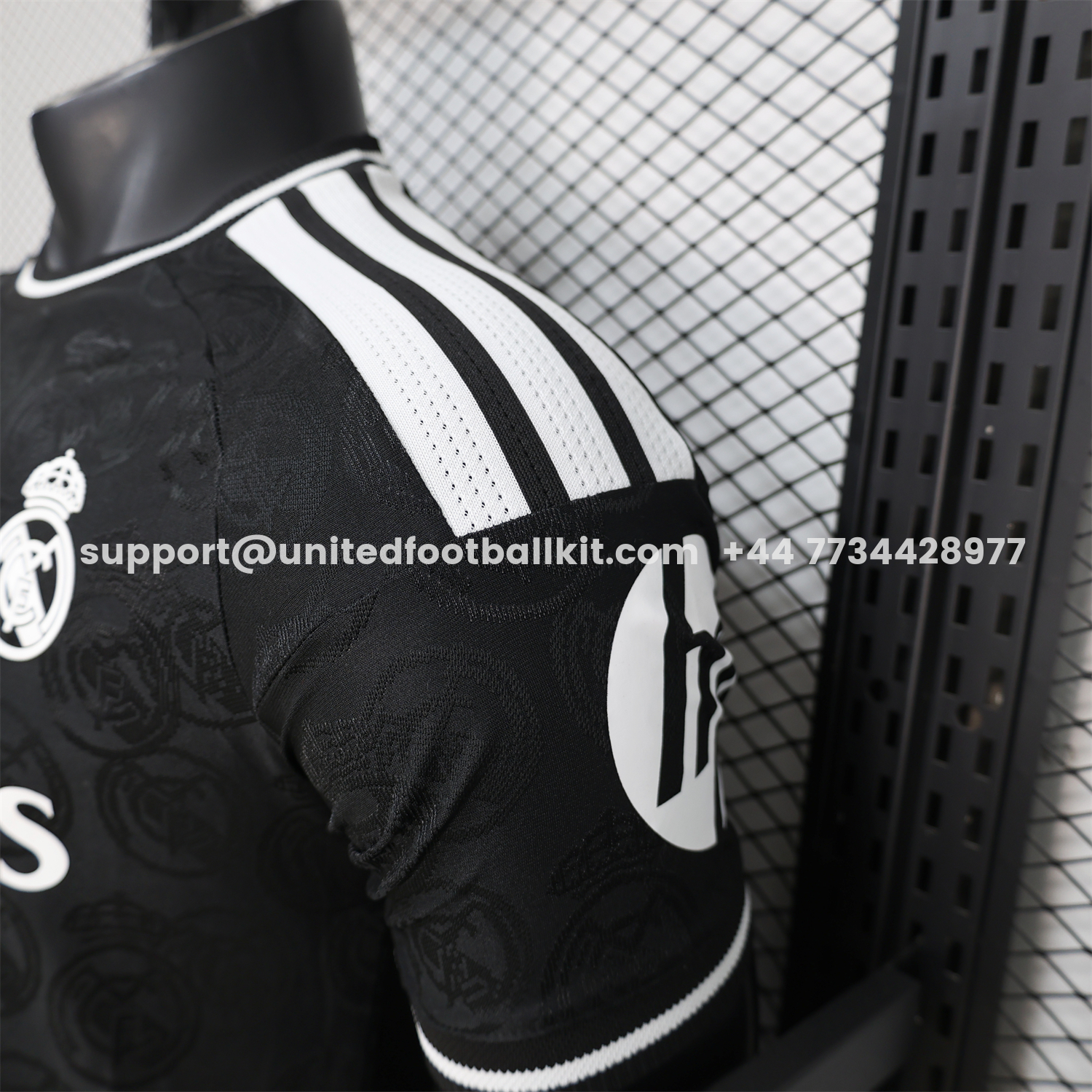 Unitedfootballkit.com | Real Madrid 25-26 Black Special Jersey - Player Version -Customize Name, Number and Patch | Worldwide Shipping