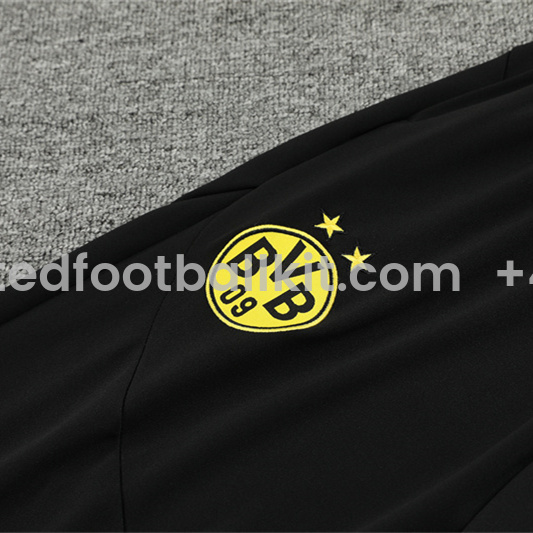 Unitedfootballkit.com | Dortmund 24-25 Long Sleeve Training Set - Black -Customize Name, Number and Patch | Worldwide Shipping