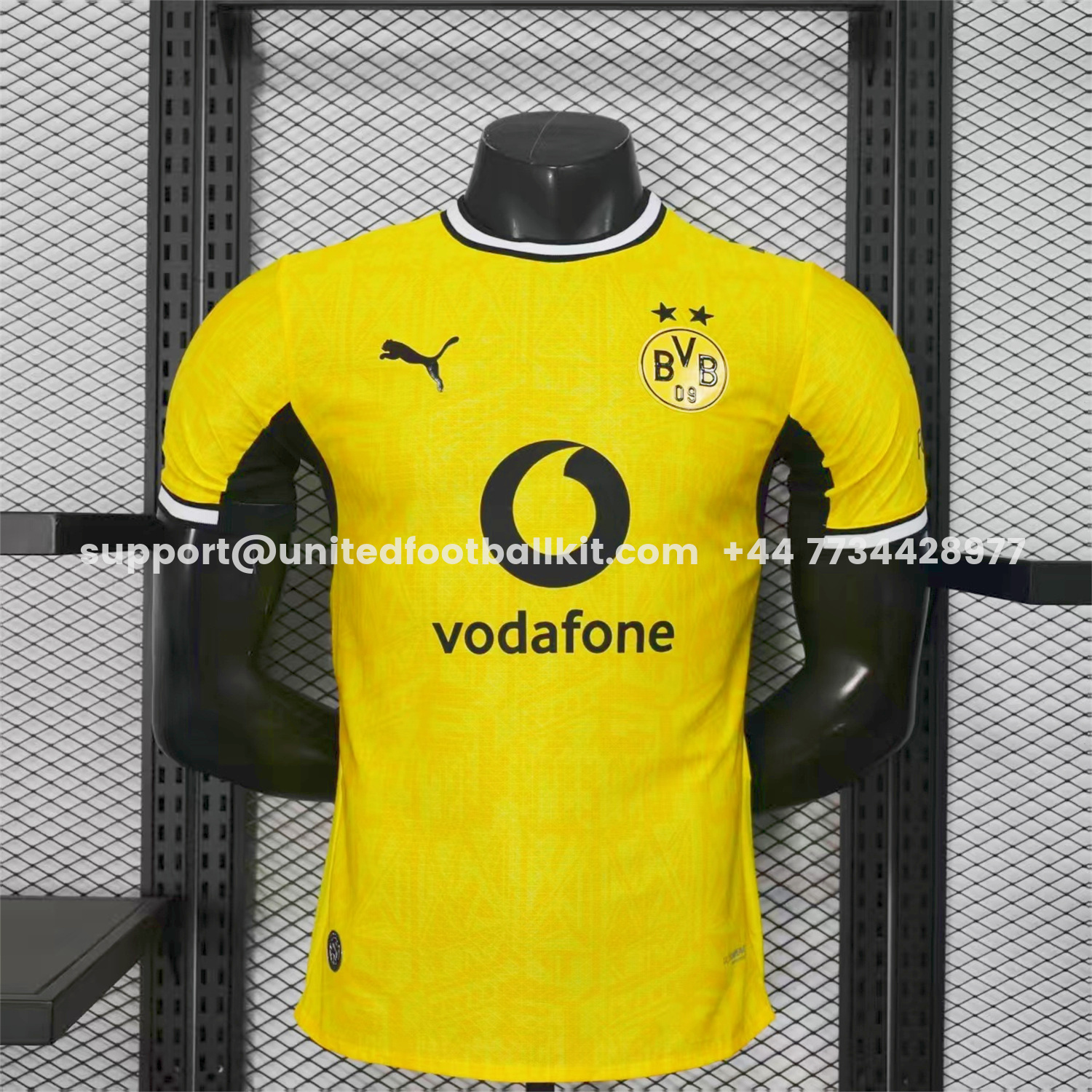Unitedfootballkit.com | Dortmund 26-27 Home Jersey - Player Version -Customize Name, Number and Patch | Worldwide Shipping
