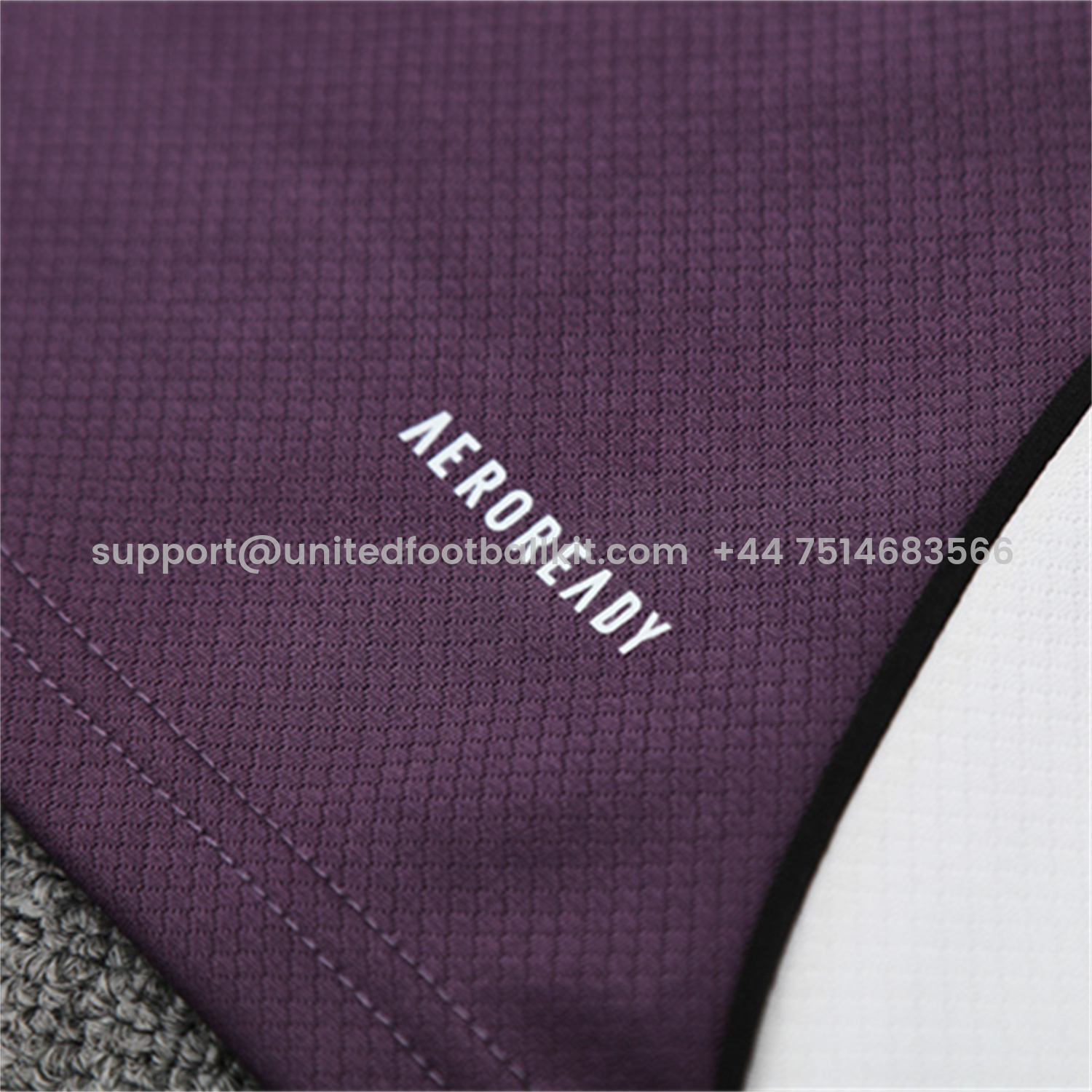 Unitedfootballkit.com | Manchester United 25-26 Short-Sleeve Training Set - Purple Top & Black shorts -Customize Name, Number and Patch | Worldwide Shipping