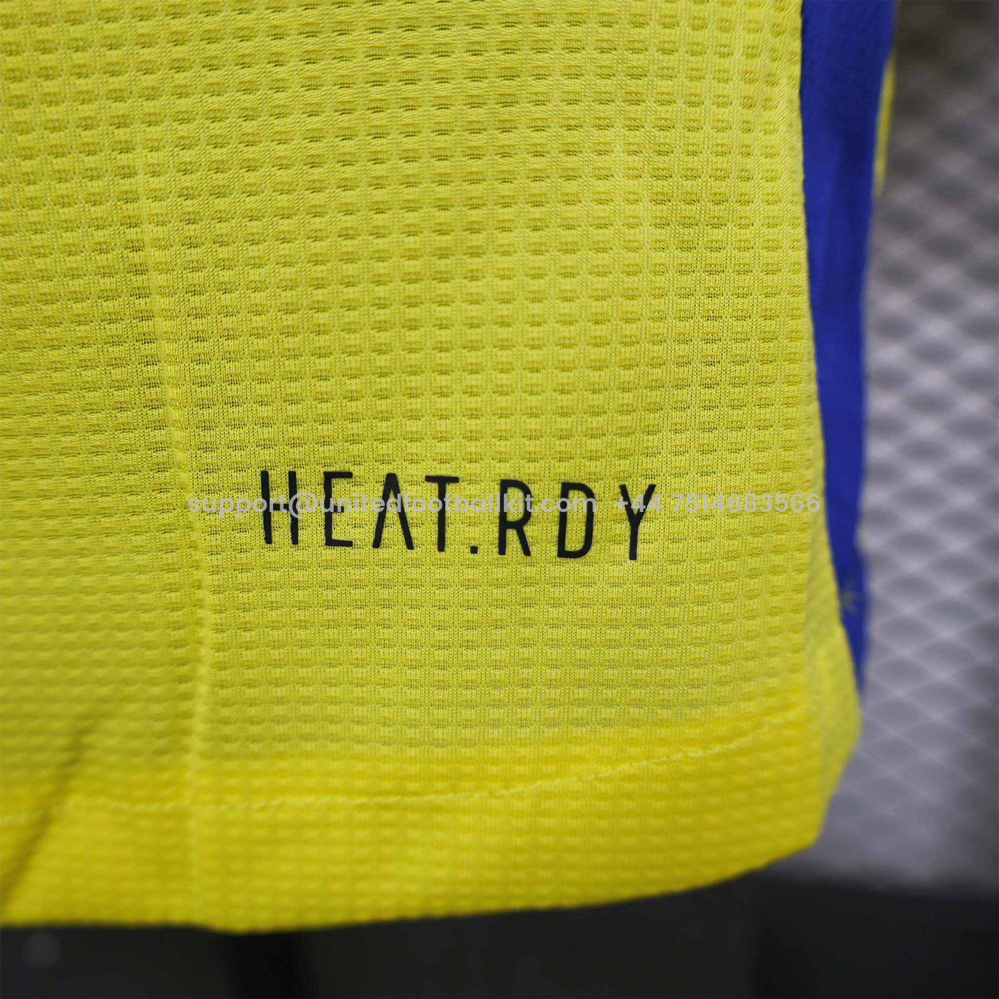 Unitedfootballkit.com | Al Nassr Riyadh Victory 24-25 Home Long Sleeve Jersey - Player Version -Customize Name, Number and Patch | Worldwide Shipping