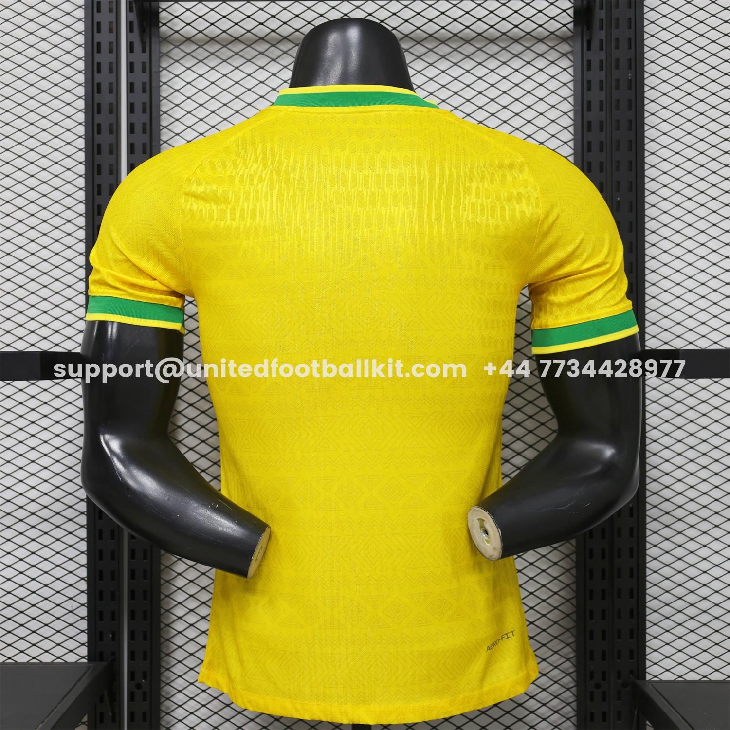 Unitedfootballkit.com | Brazil 2026 Green Edge Yellow Special Jersey - Player Version -Customize Name, Number and Patch | Worldwide Shipping